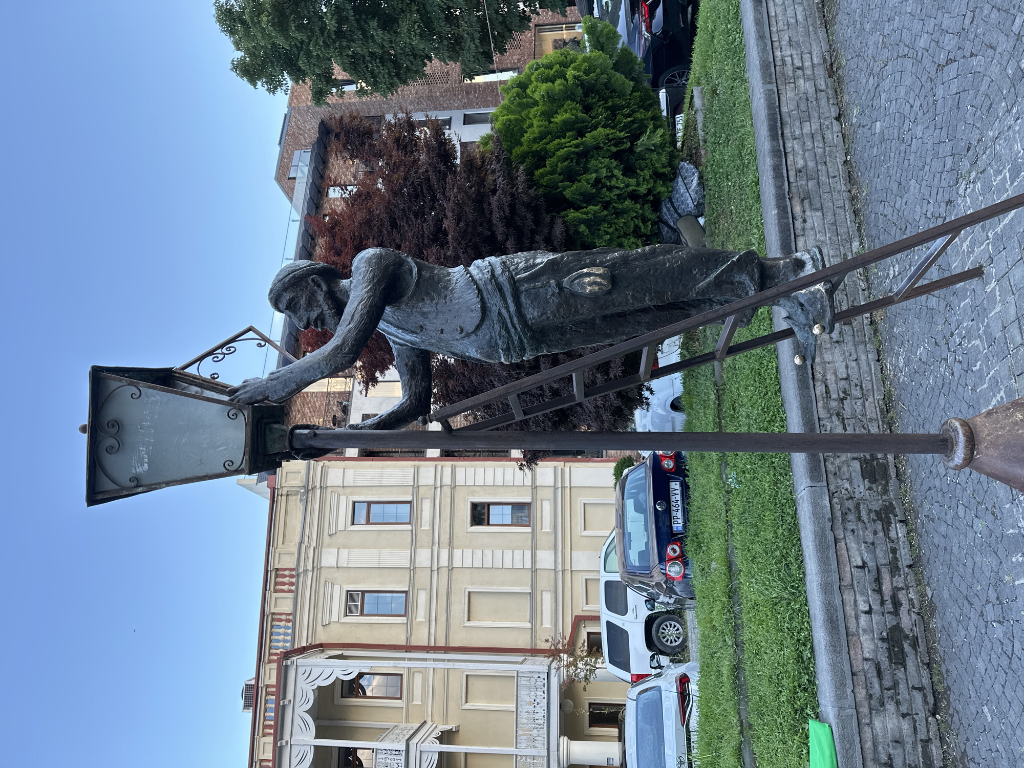 Tbilisi streets, sculptures, and a laser-lit club night