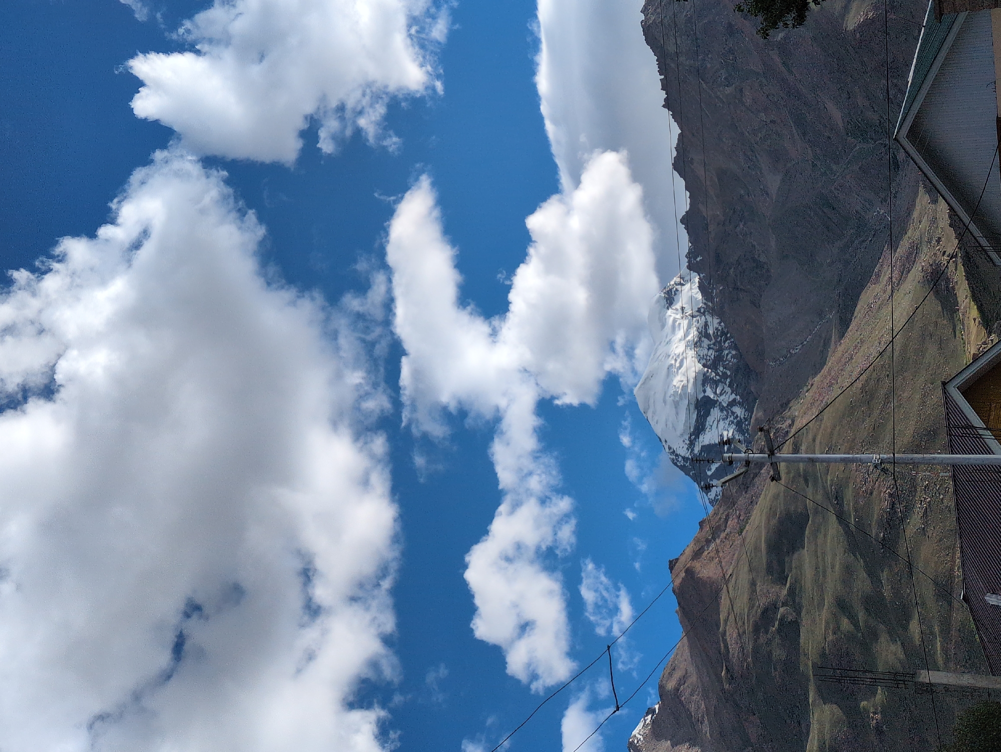 Street life and mountain views from Padum, Zanskar valley