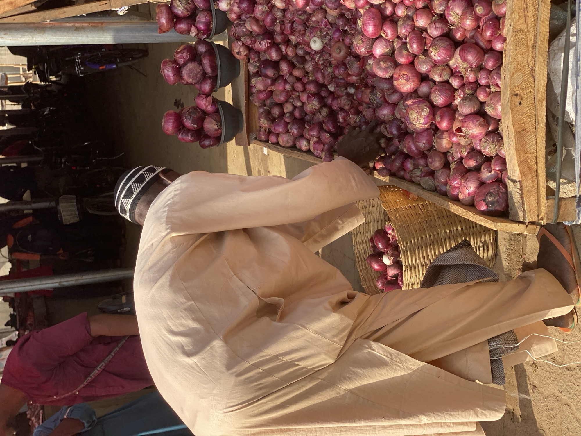 Morning market activity in Kafanchan B, Nigeria