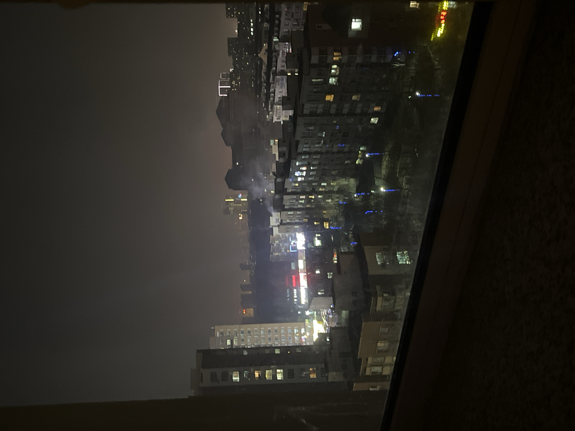 Nighttime cityscape views captured across Changchun, China