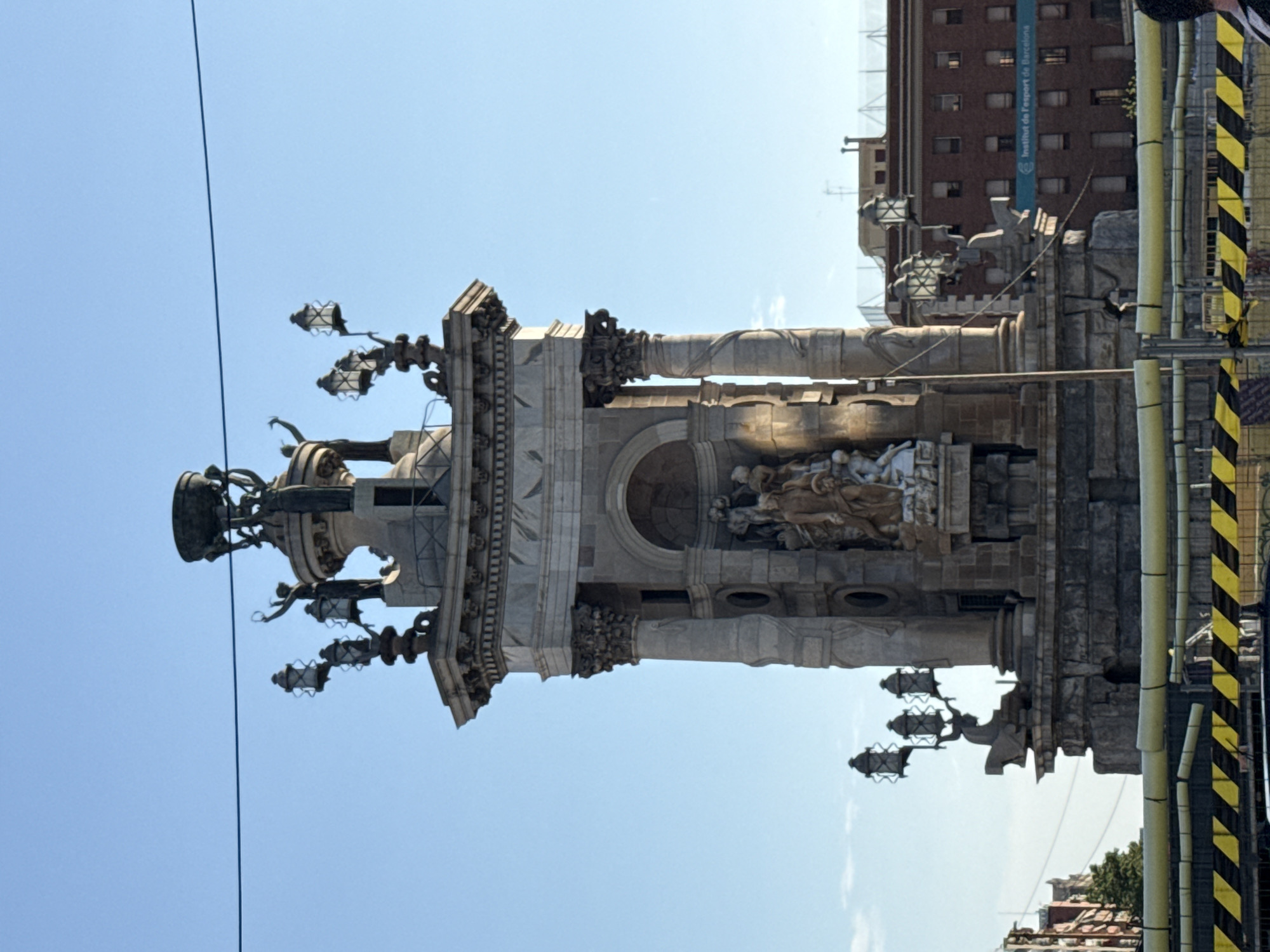 Barcelona street life documented across city landmarks Monday afternoon