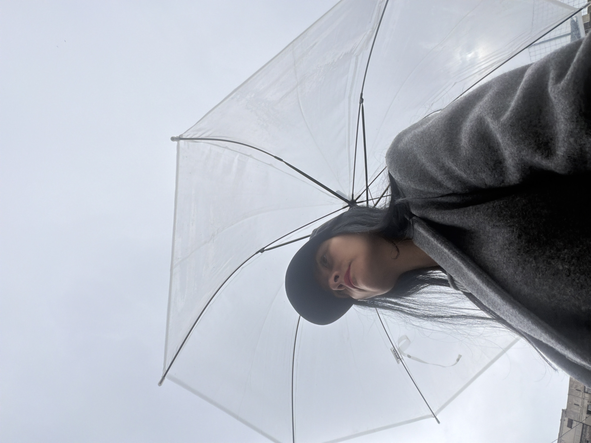 Rainy afternoon documented across Tbilisi through single witness perspective
