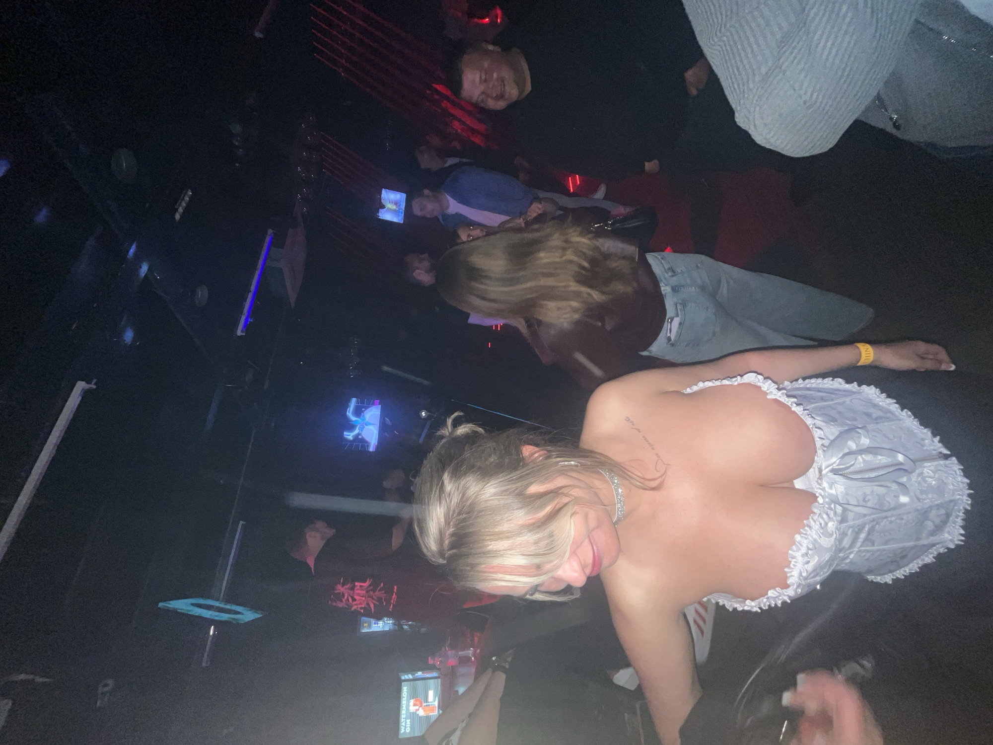 Nightclub scene captured in Kingisepp, Russia early Saturday morning