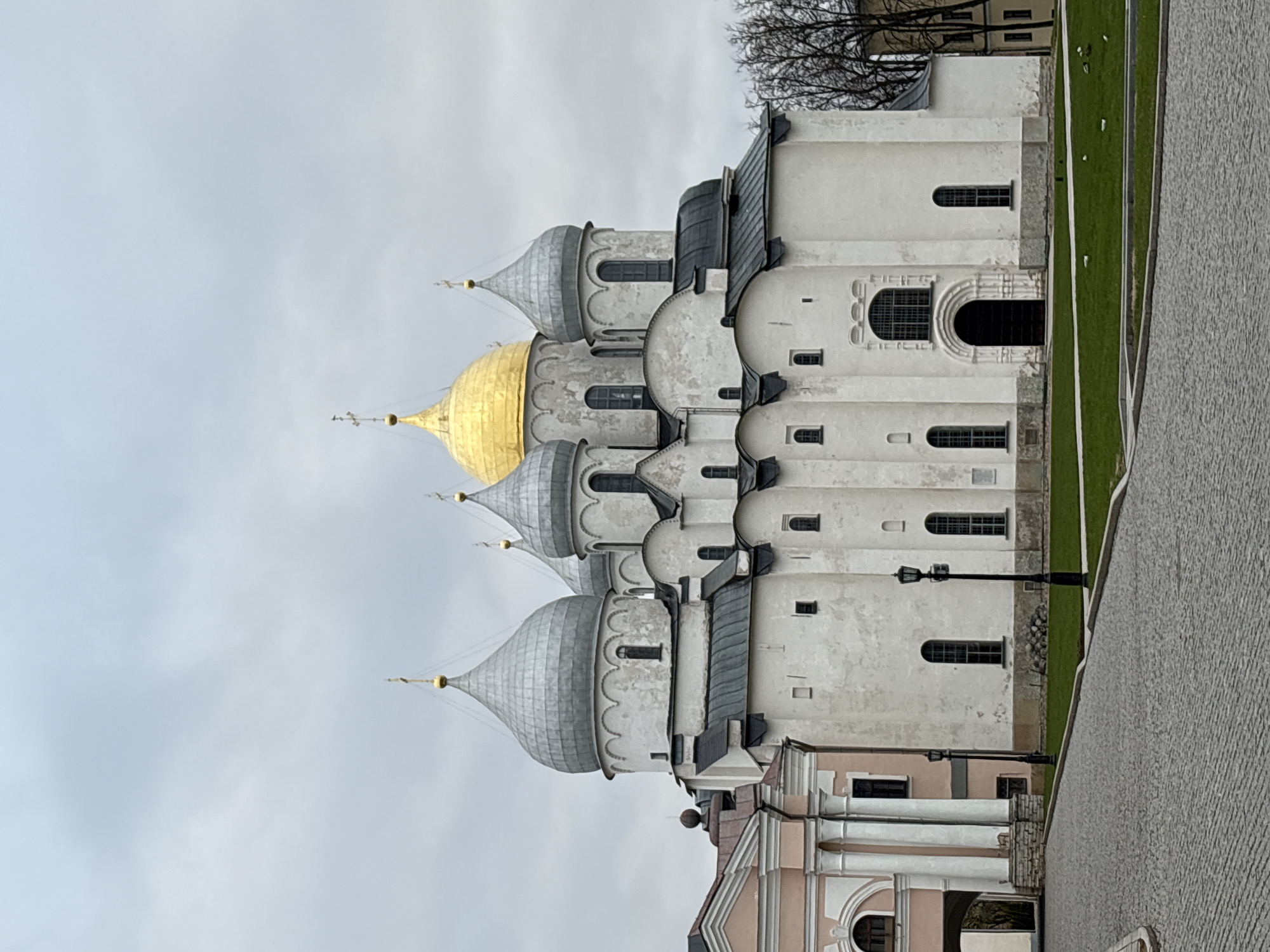 Early morning documentation of historic Veliky Novgorod landmarks and scenes