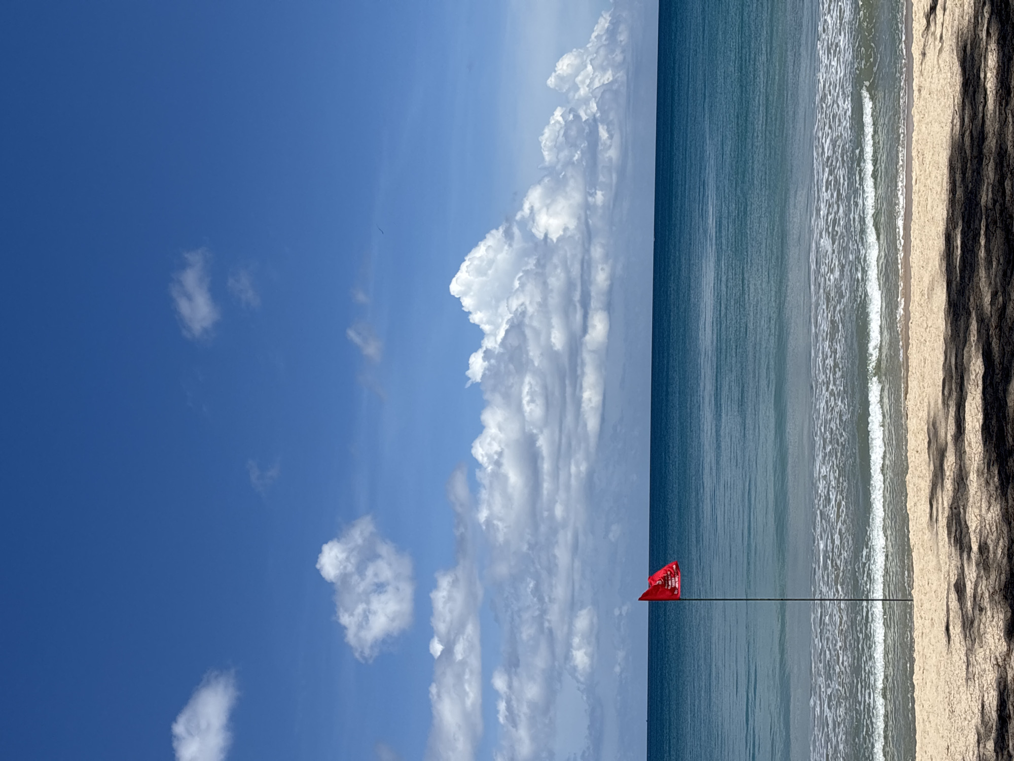 Beach scene observed in Choeng Thale, Thailand