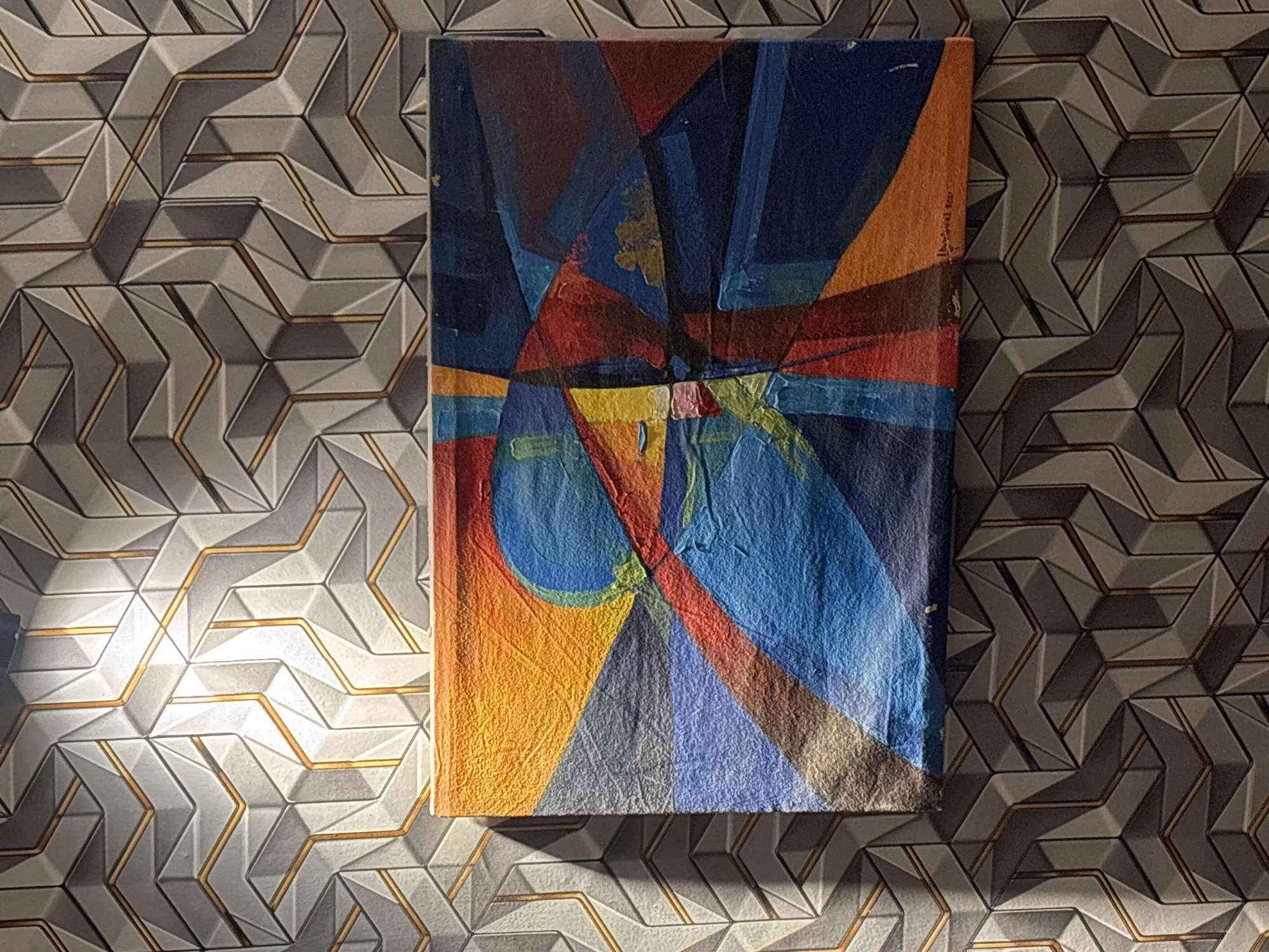 Interior decorative displays documented in Port Harcourt building