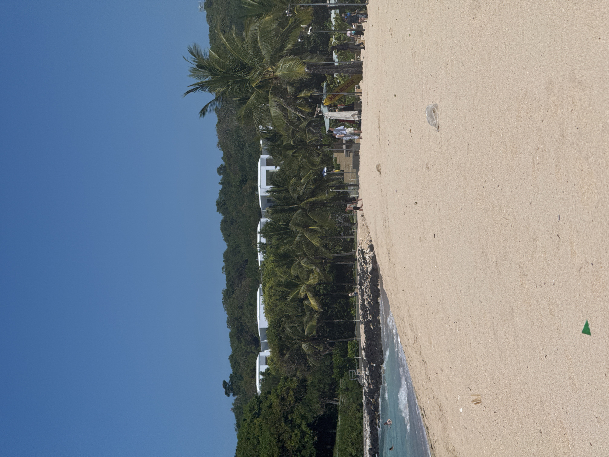 Witnesses capture tropical beach scenes with temples, boats, palm trees