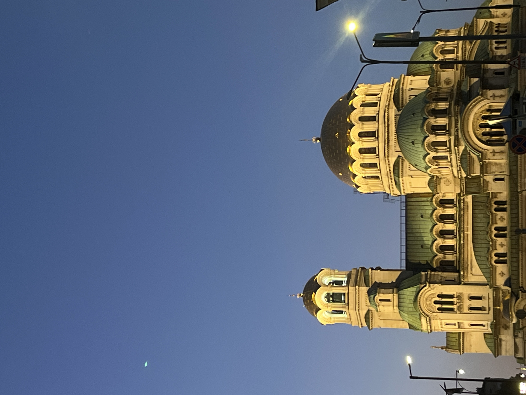Evening walk through Sofia's historic civic center
