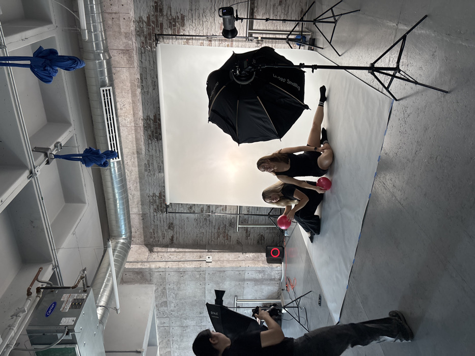 Photography studio session captured over three hours