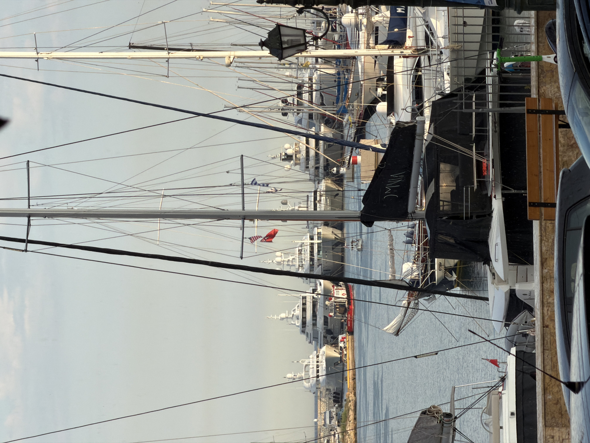 Harbor life and fresh cherries captured in Piraeus