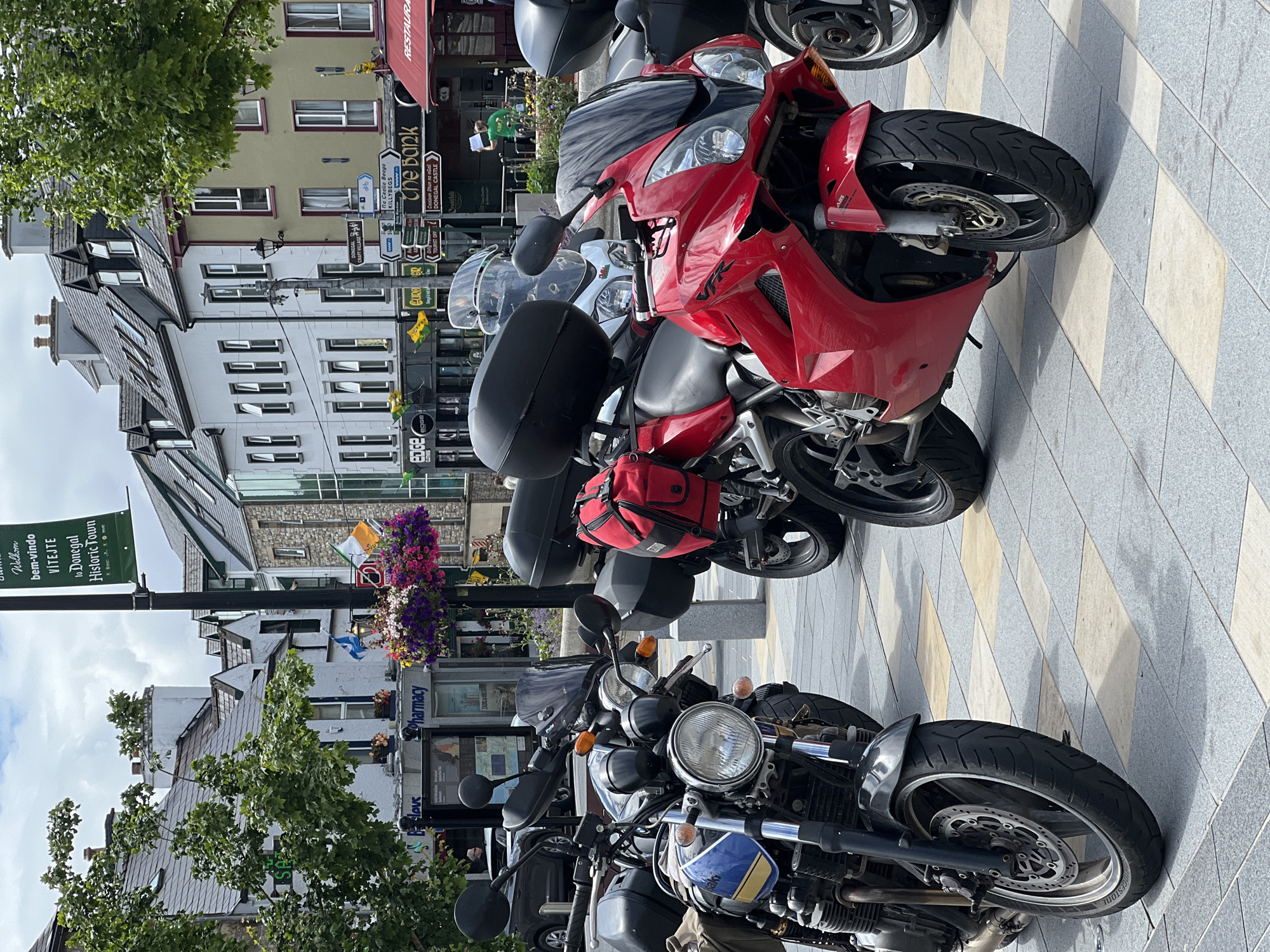 Motorcycles and gelato stops in Donegal Town