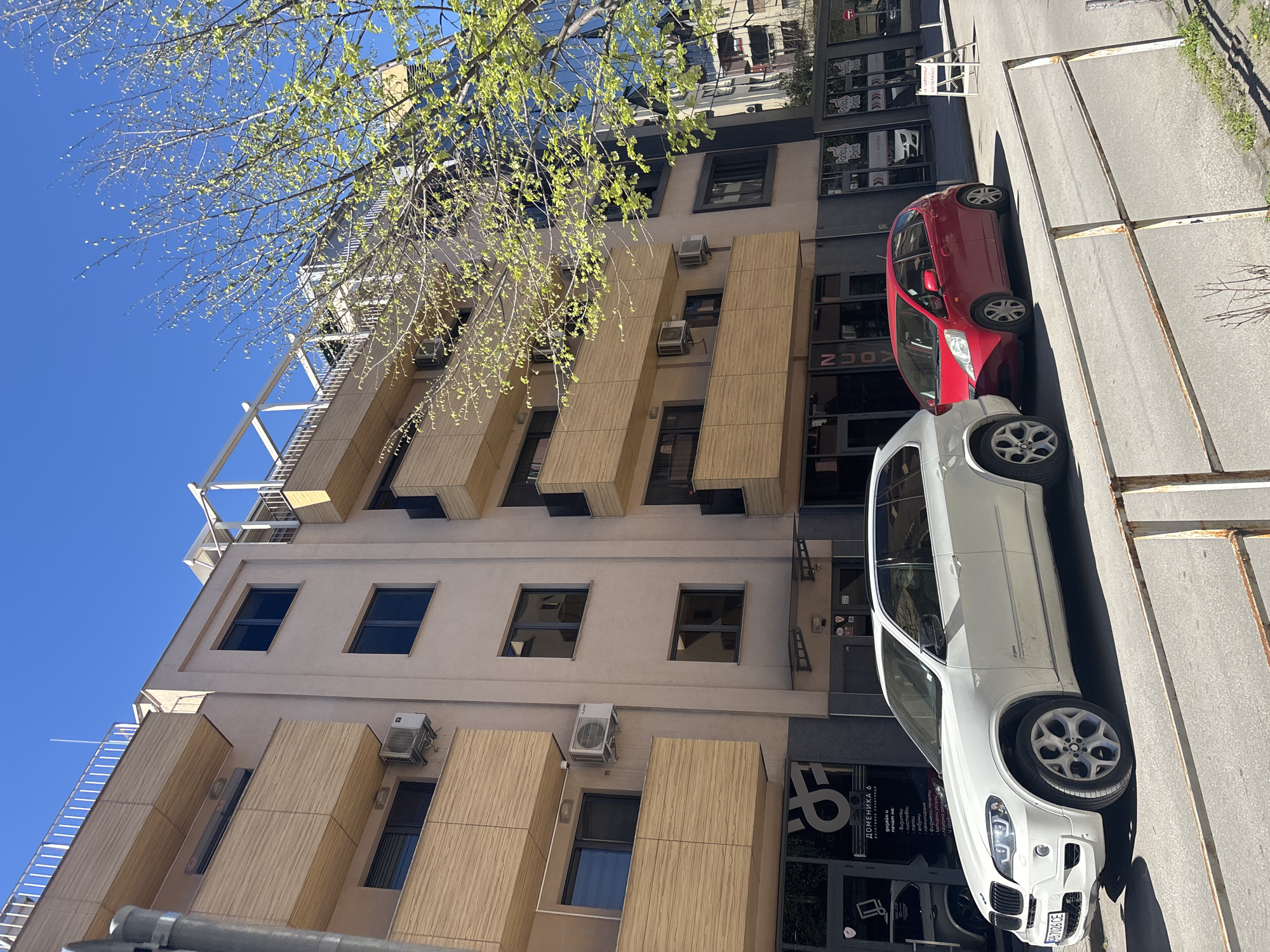 Spring day documentation and philosophical text captured in Plovdiv