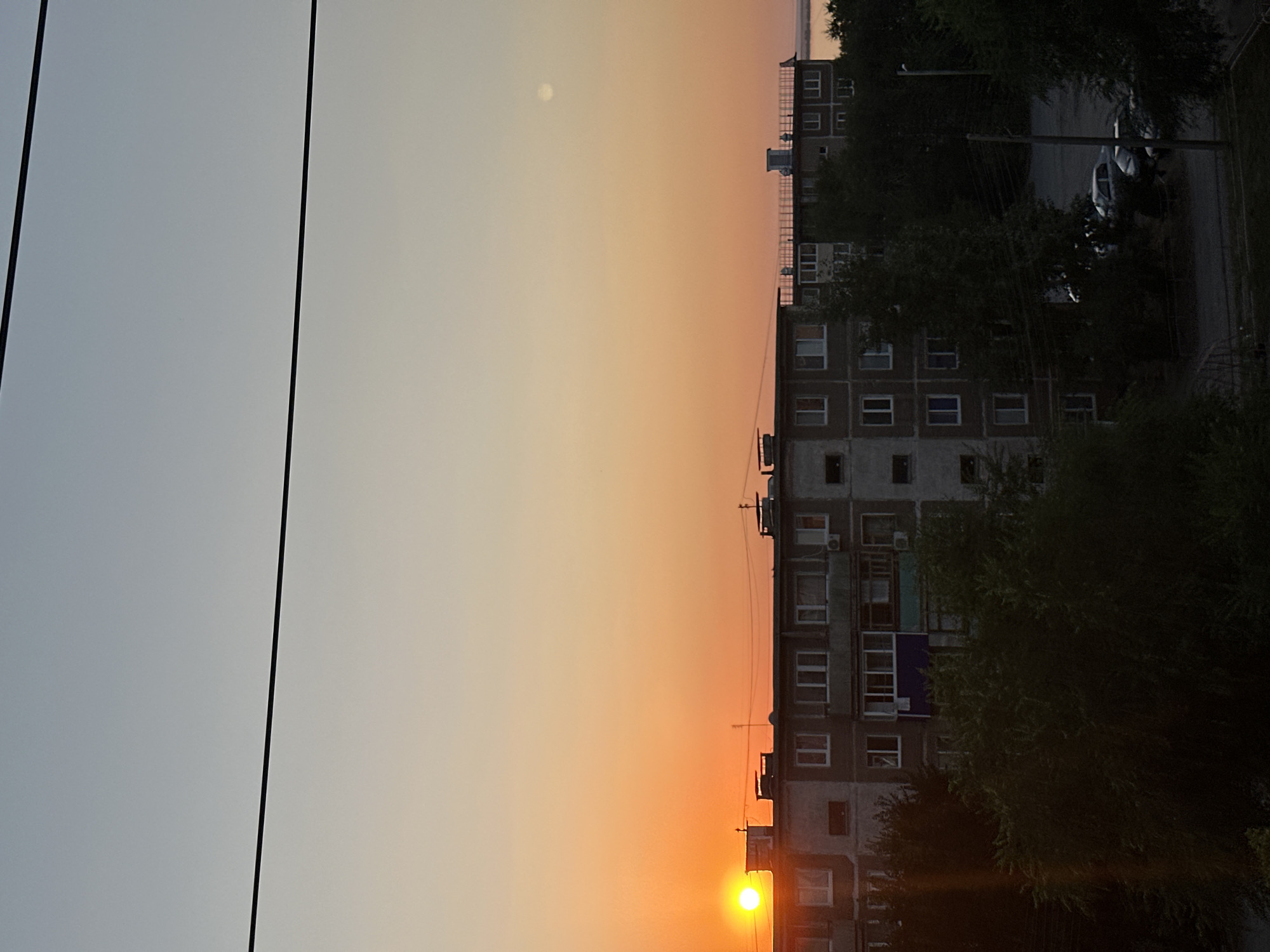 Sunset evening in Energetik: cats, a child, and fading light