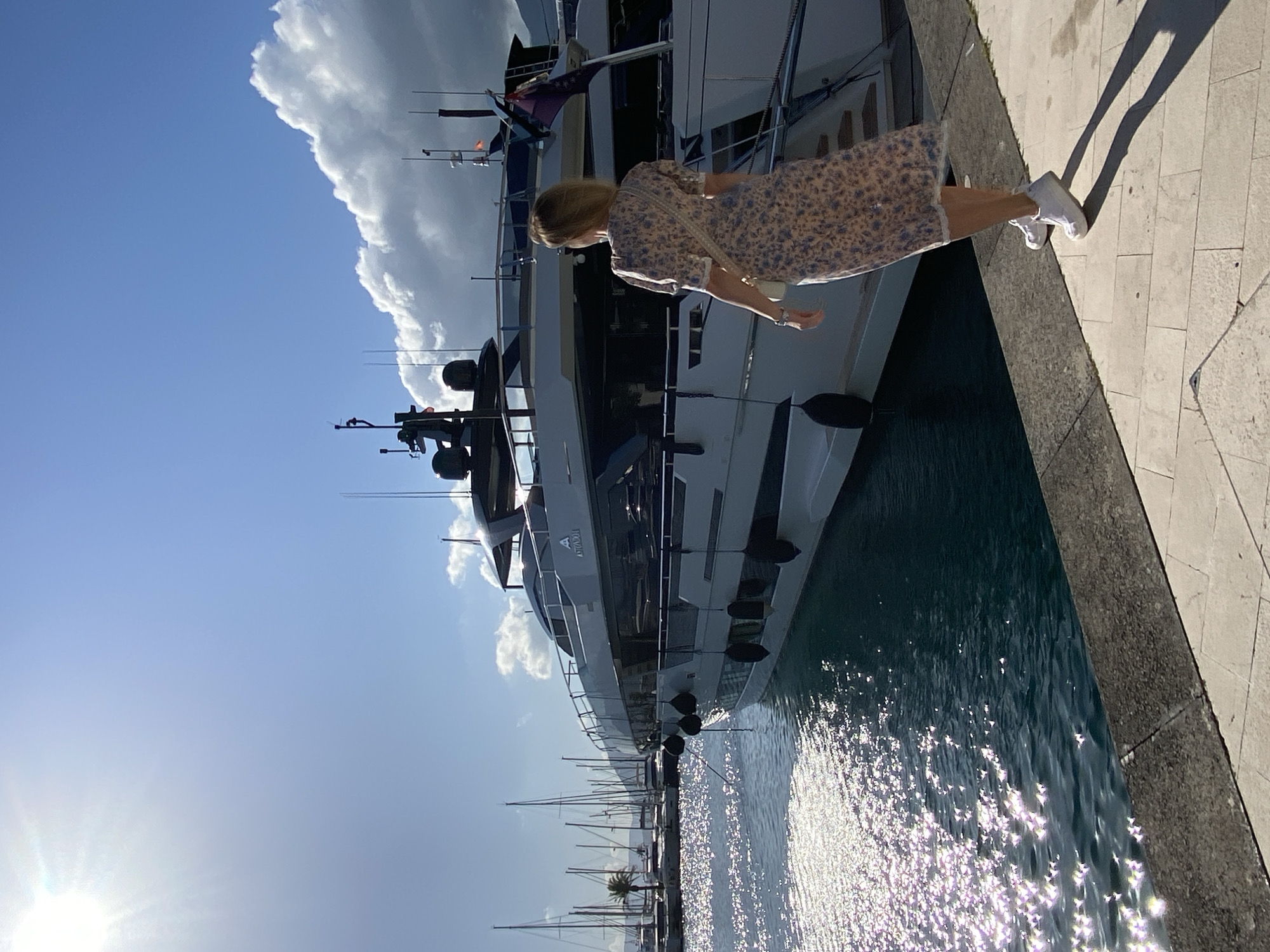 Ordinary afternoon life captured at Tivat marina, Montenegro