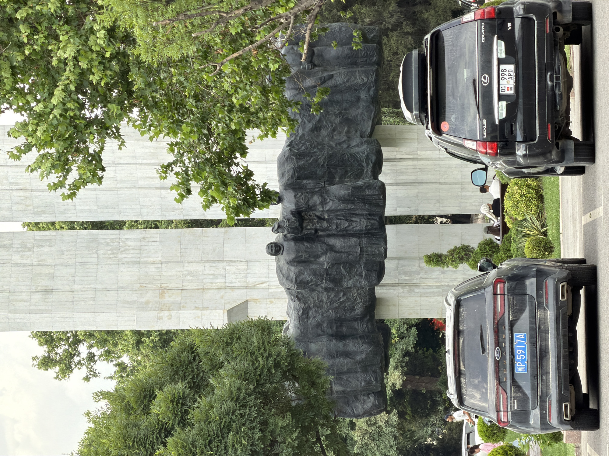 Urban scenes documented across Bishkek and Ulaanbaatar monuments, shops
