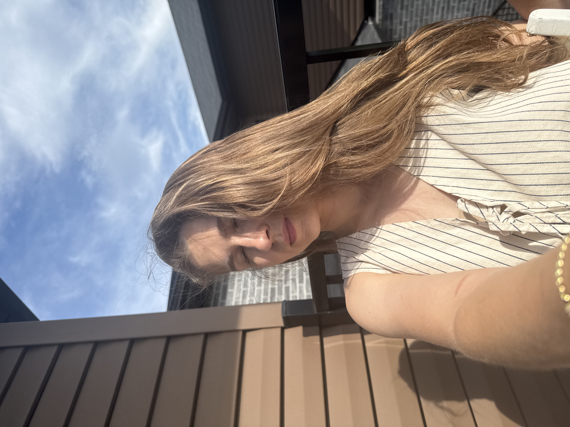 Outdoor selfie session in Gatineau near the NOX building