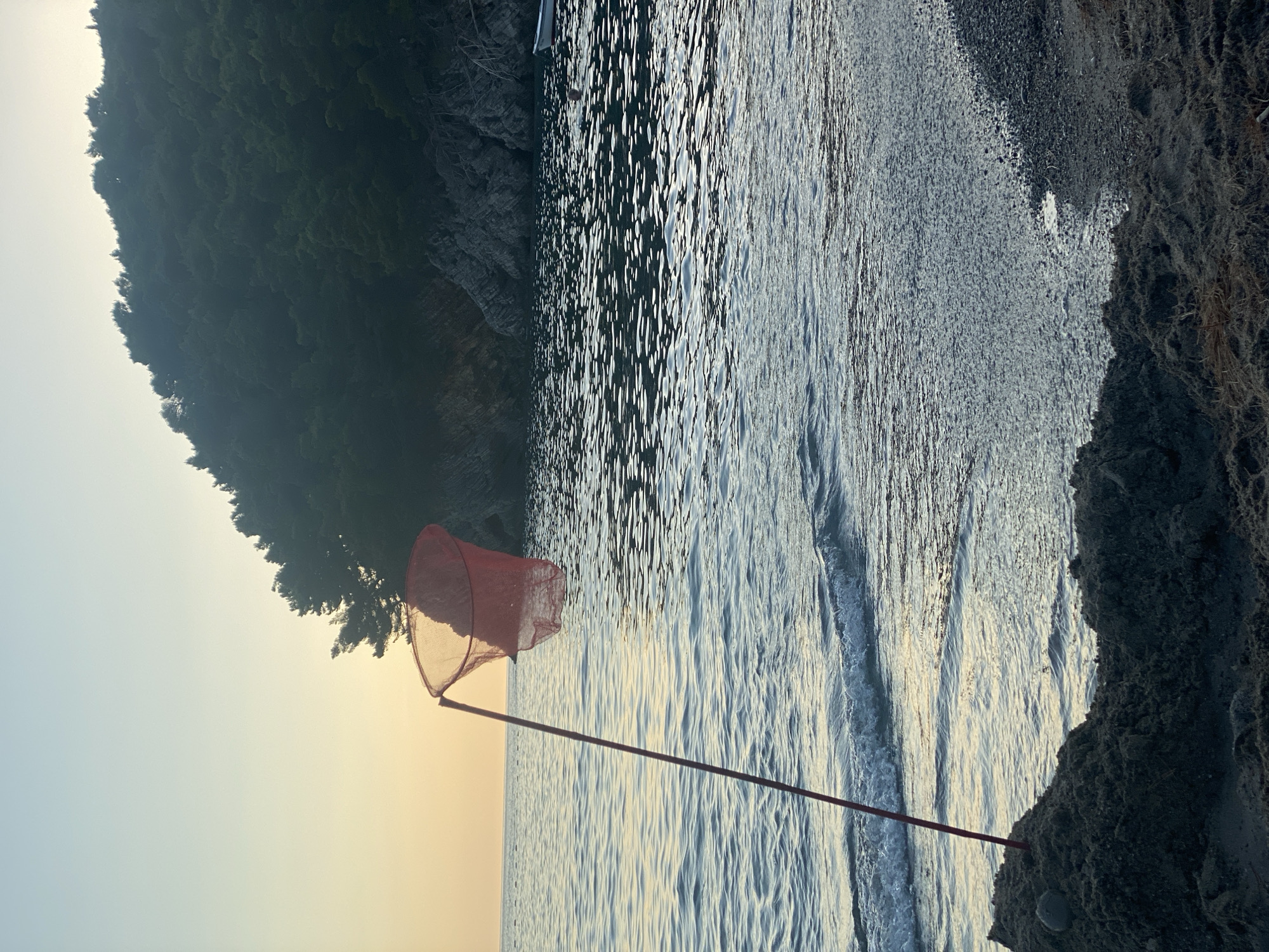 Golden hour along the Petrovac coastline in Montenegro