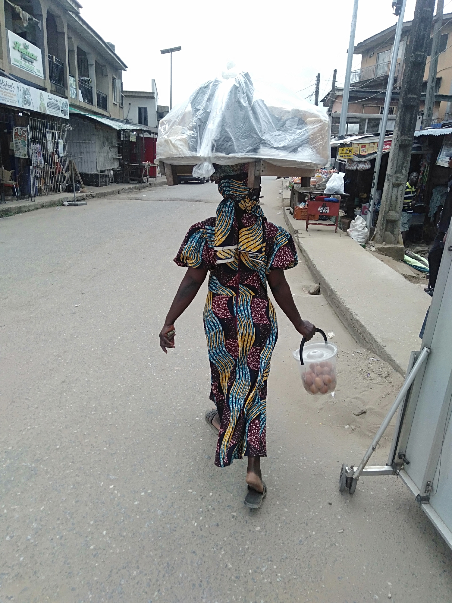 Daily life documented in Shangisha Nigeria neighborhood streets
