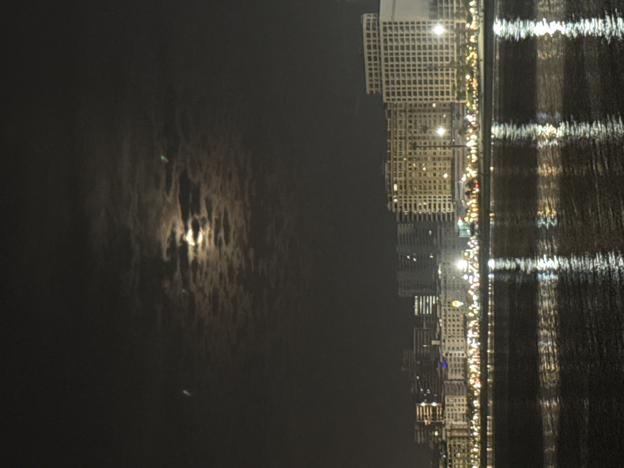 Nighttime documentation captures illuminated Tangier across multiple locations
