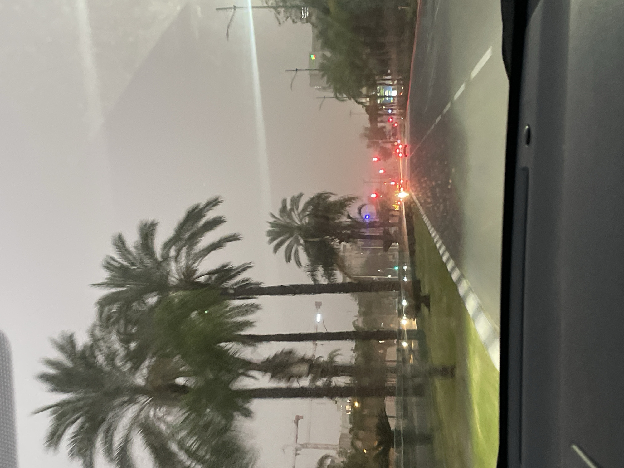 Rainy afternoon street conditions documented in Petah Tikva, Israel