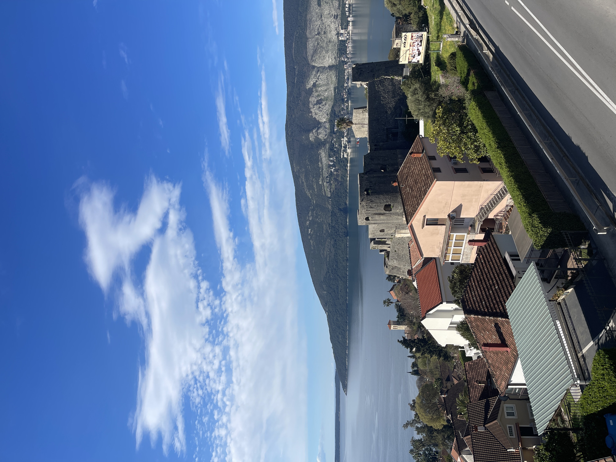 Morning scenic views captured across Herceg Novi, Montenegro
