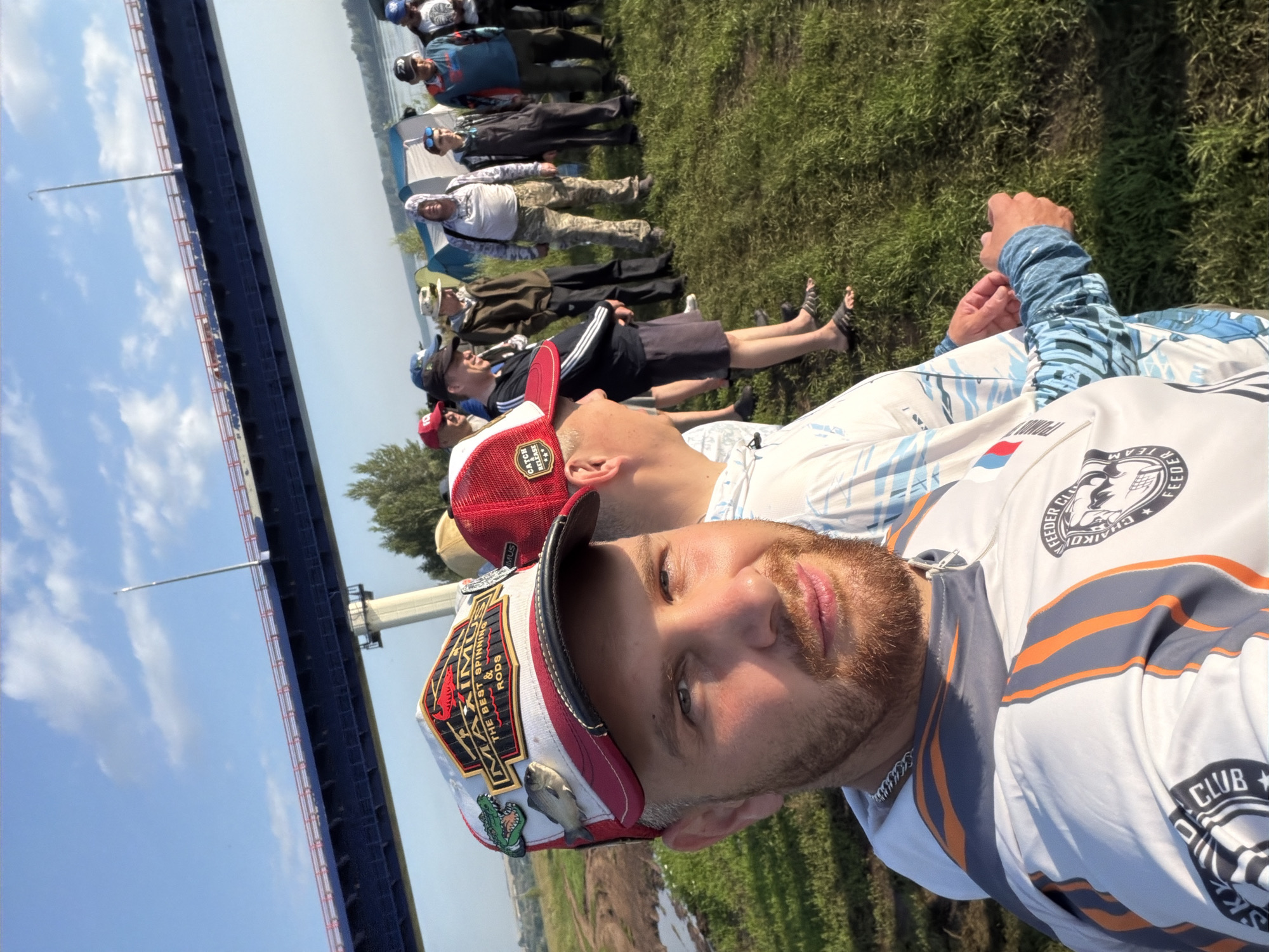 Riverside gatherings near bridges across Russia's Ural region