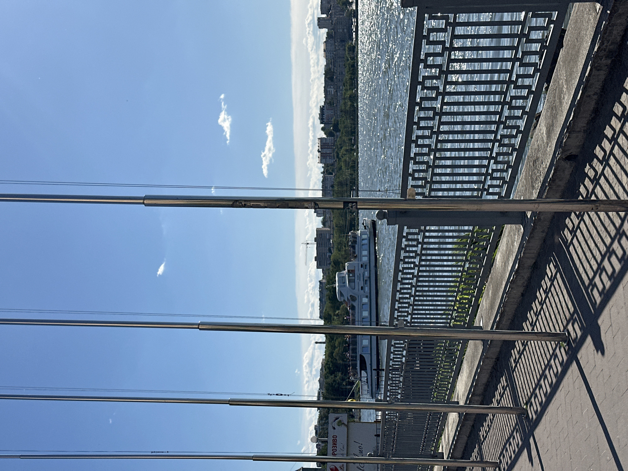 Afternoon scenes documented around Ternopil Lake waterfront in Ukraine