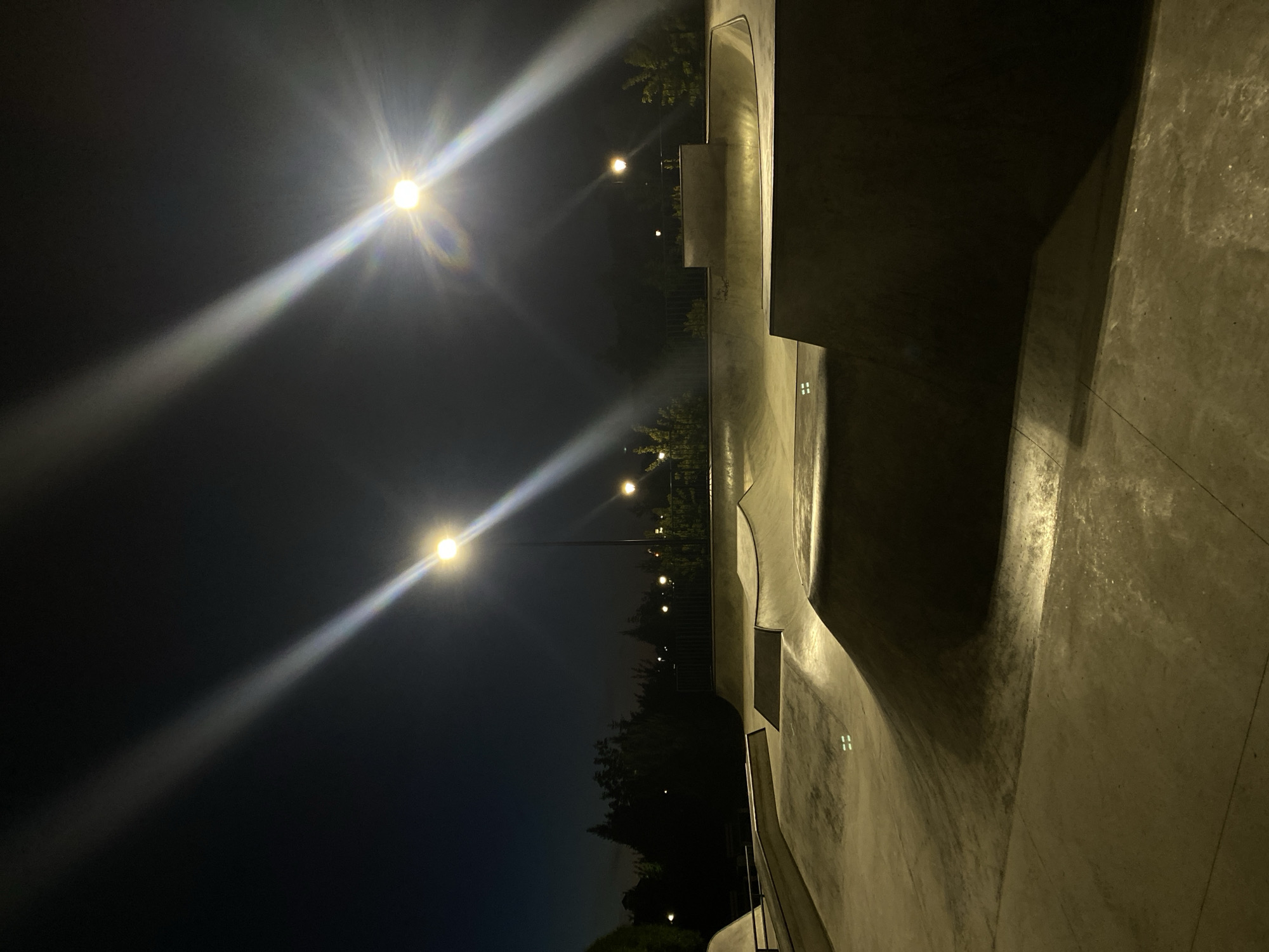 Nighttime urban scenes documented across Rusanovo, Russia