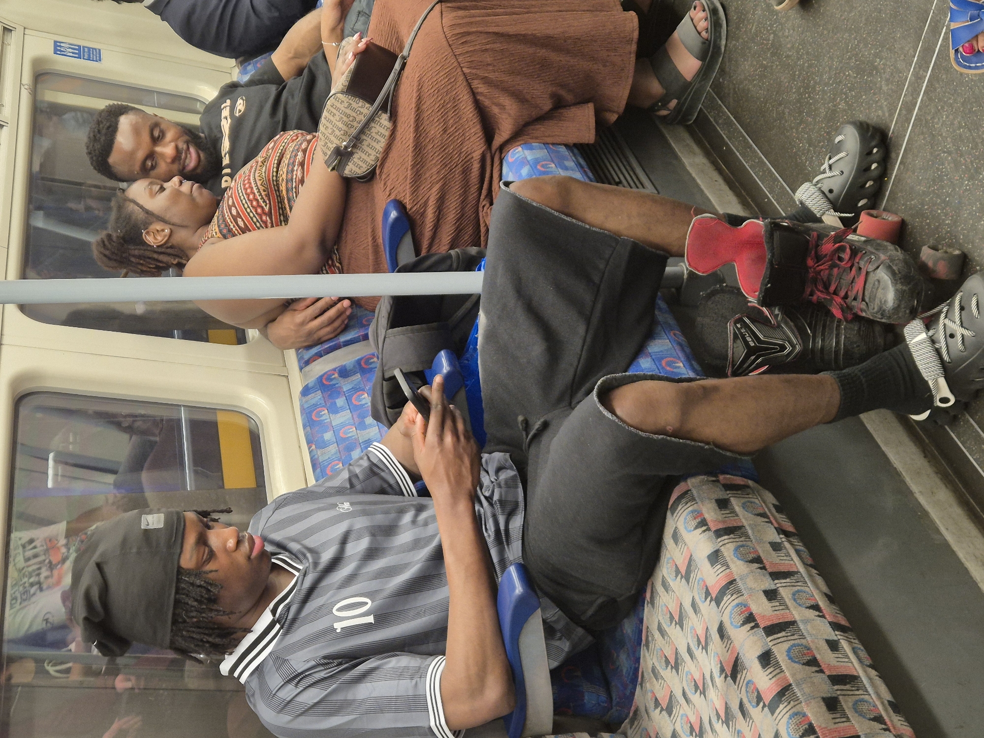 Evening London life captured across transport, streets, concert venues