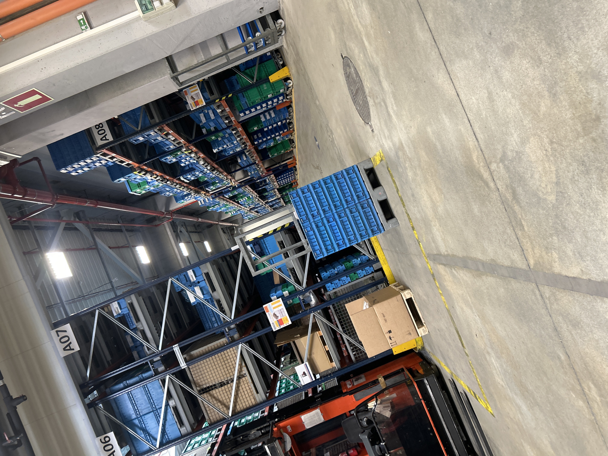 Worker documents coffee break at Bulgarian industrial facility