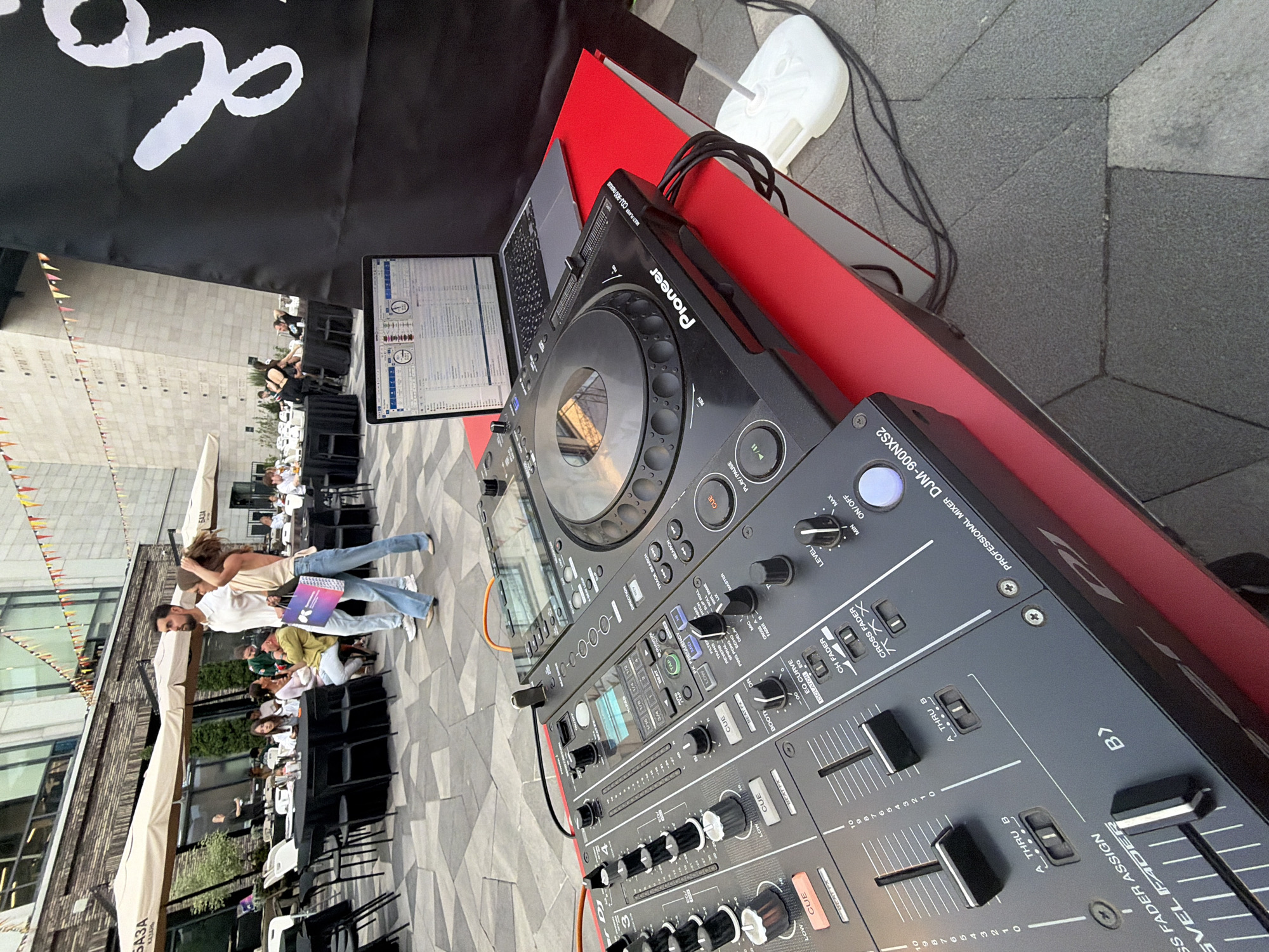 Kazan scenes: outdoor DJ set, IT Park views, hockey game