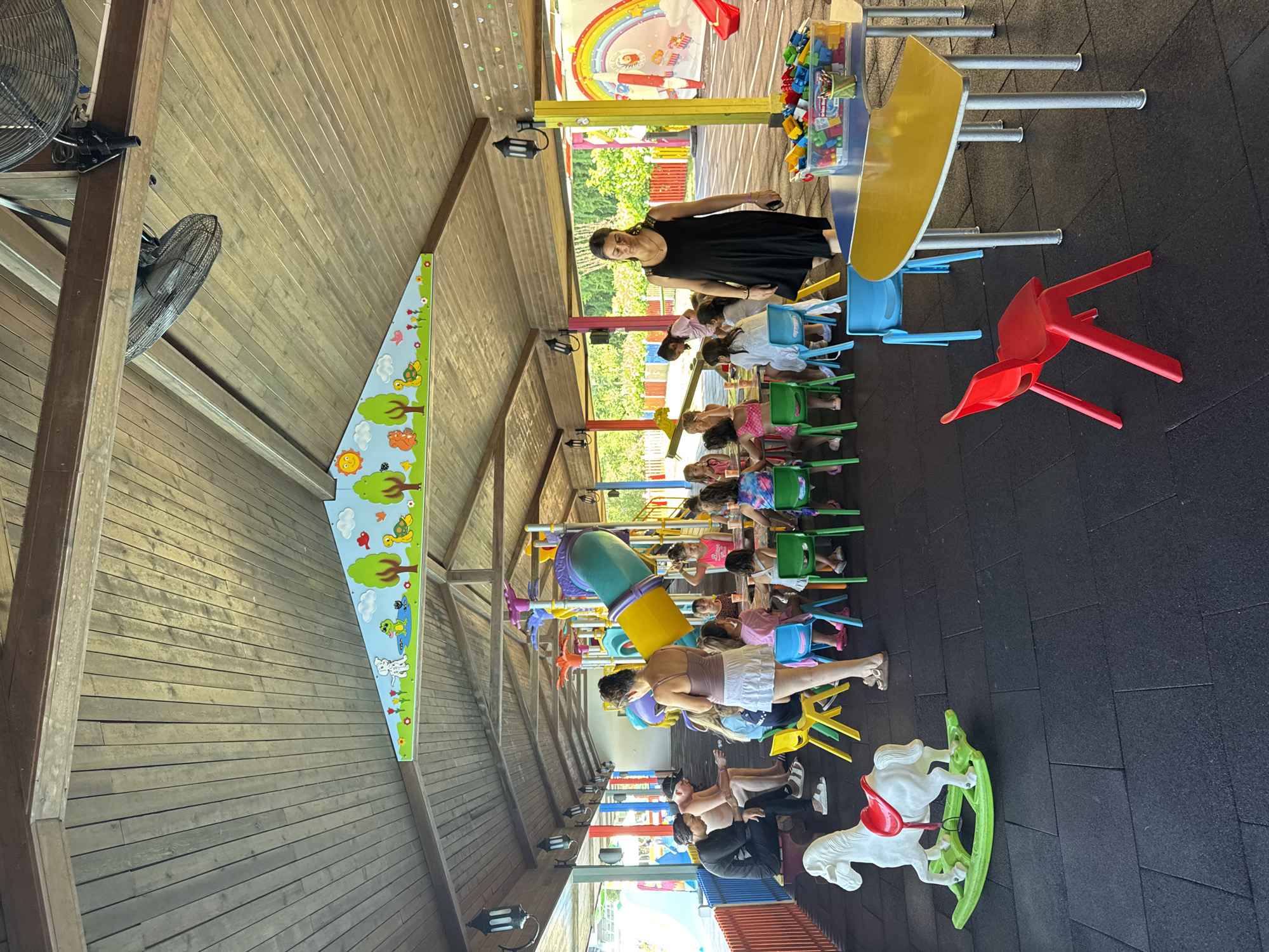 Water park and craft workshop morning at an Aksu resort