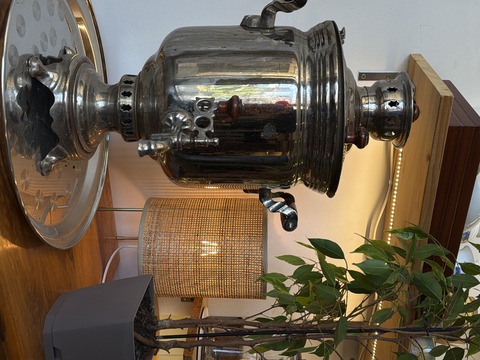 Traditional tea service items documented in Budva, Montenegro