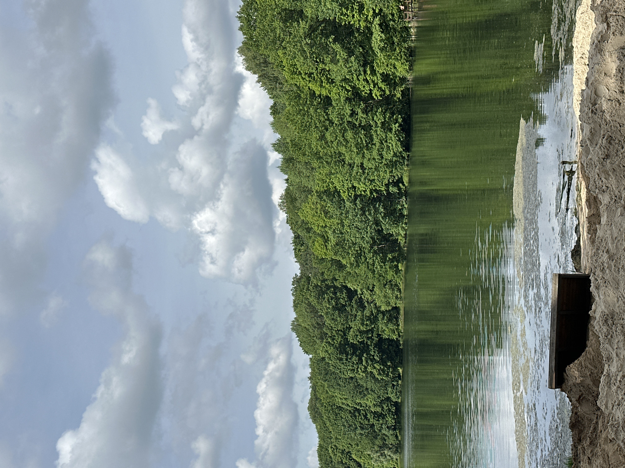 Morning scenes captured at Swiss Lakes park in Nizhny Novgorod