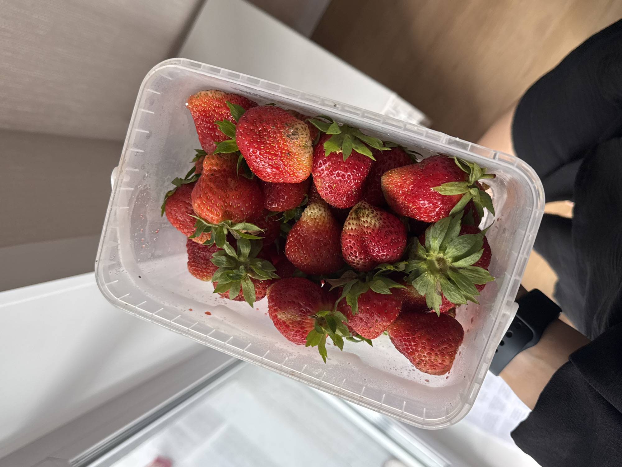 Fresh strawberries in Perm, captured from every angle