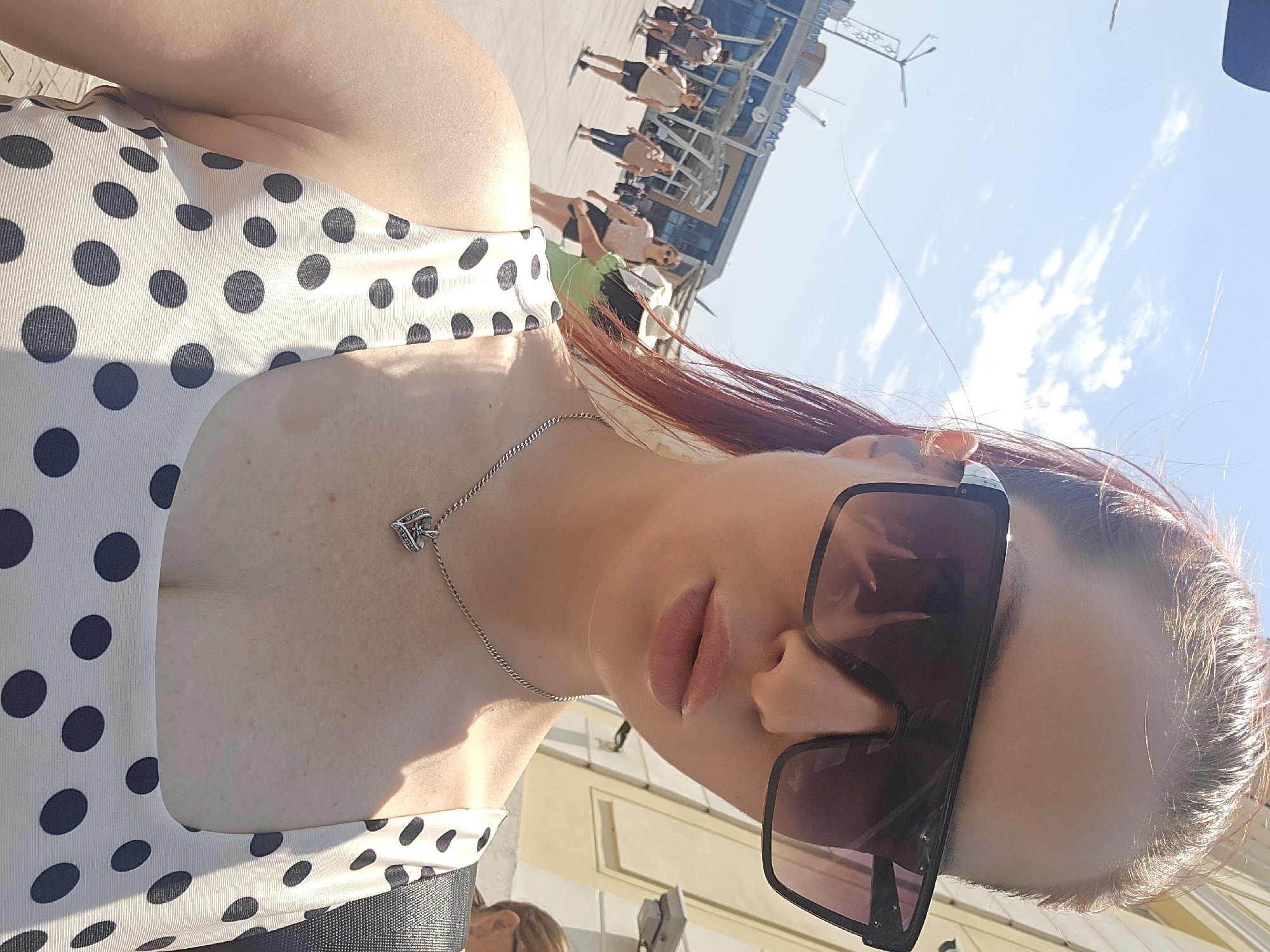 Summer morning in Burgas's pedestrian zone, July 2026