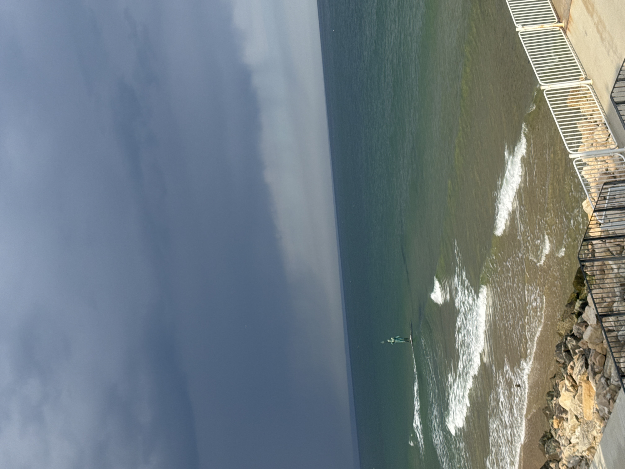 Overcast skies observed over Varna coastal waters