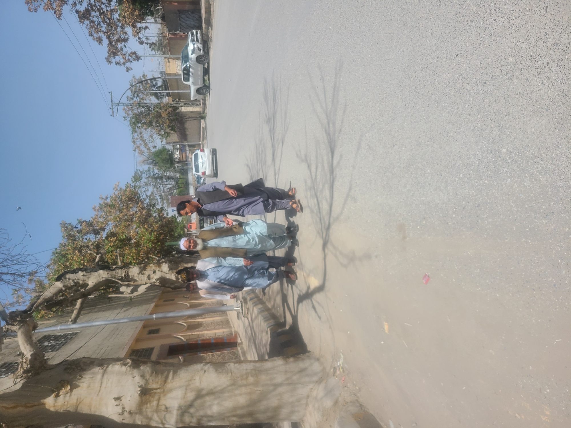 Morning street life and dandelions observed in Quetta, Pakistan