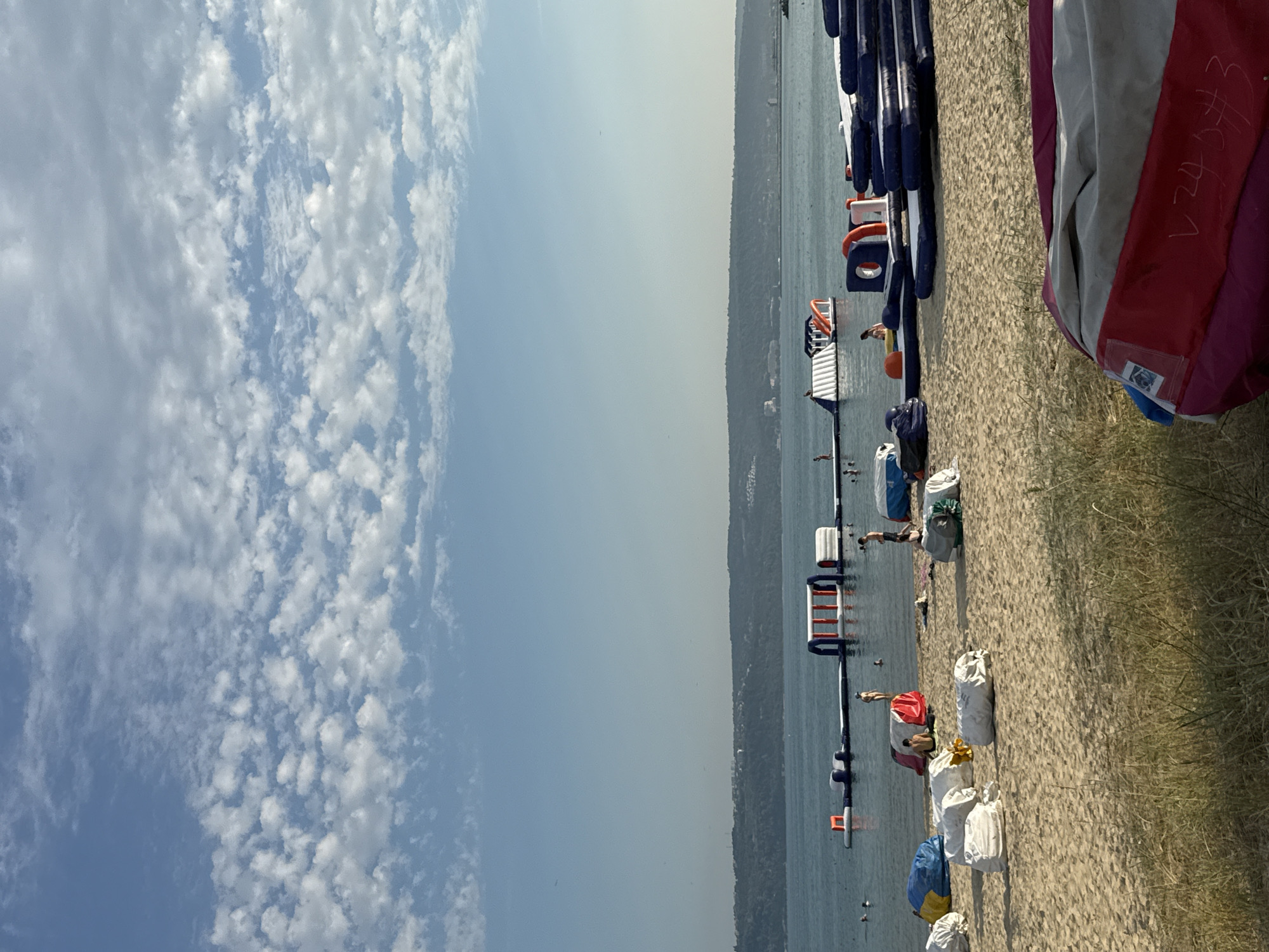 Summer afternoon on Varna's Black Sea beach