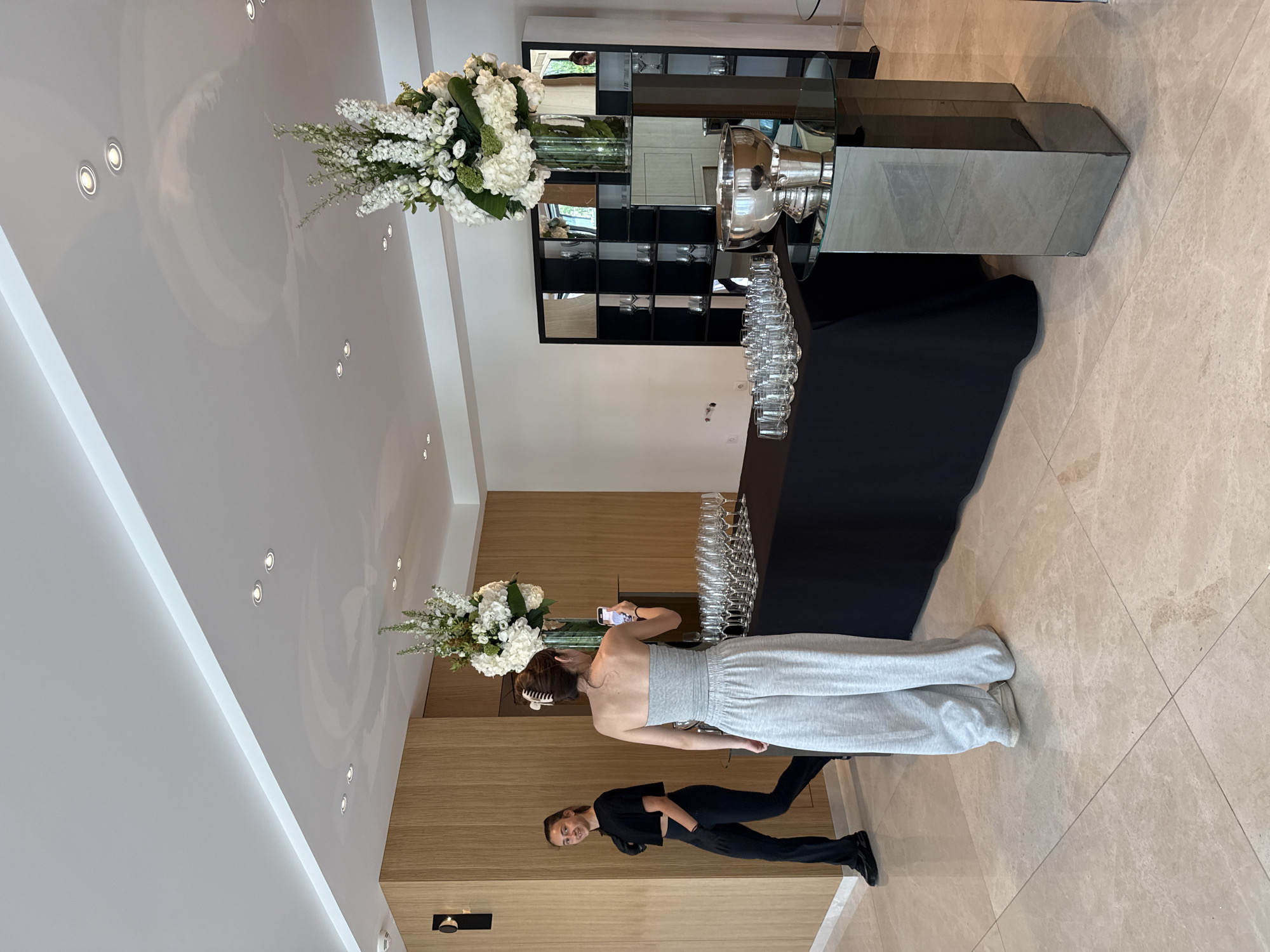 Upscale Sofia venue hosts event with catering preparations