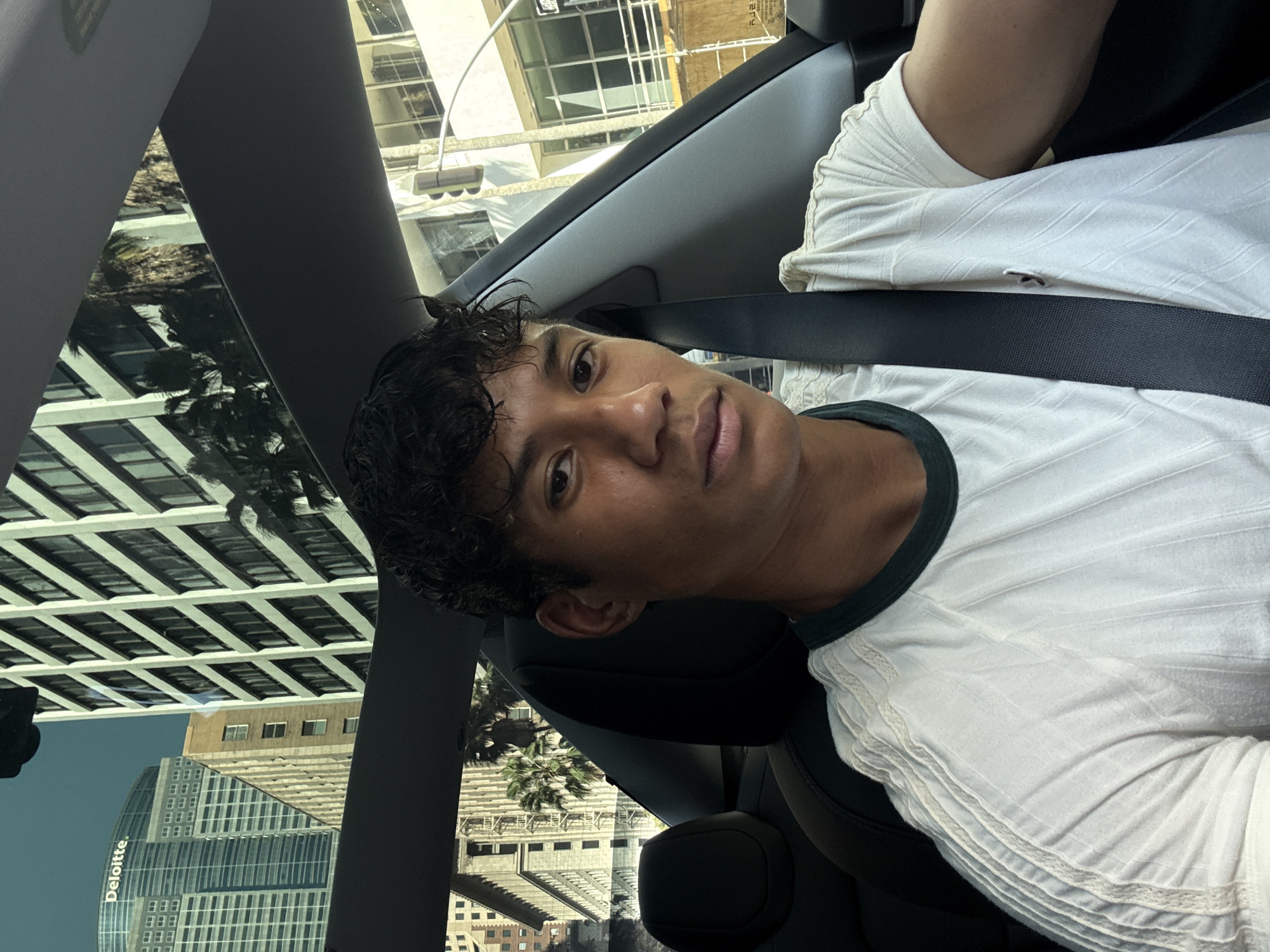 Driver spotted near downtown LA Deloitte building Wednesday night