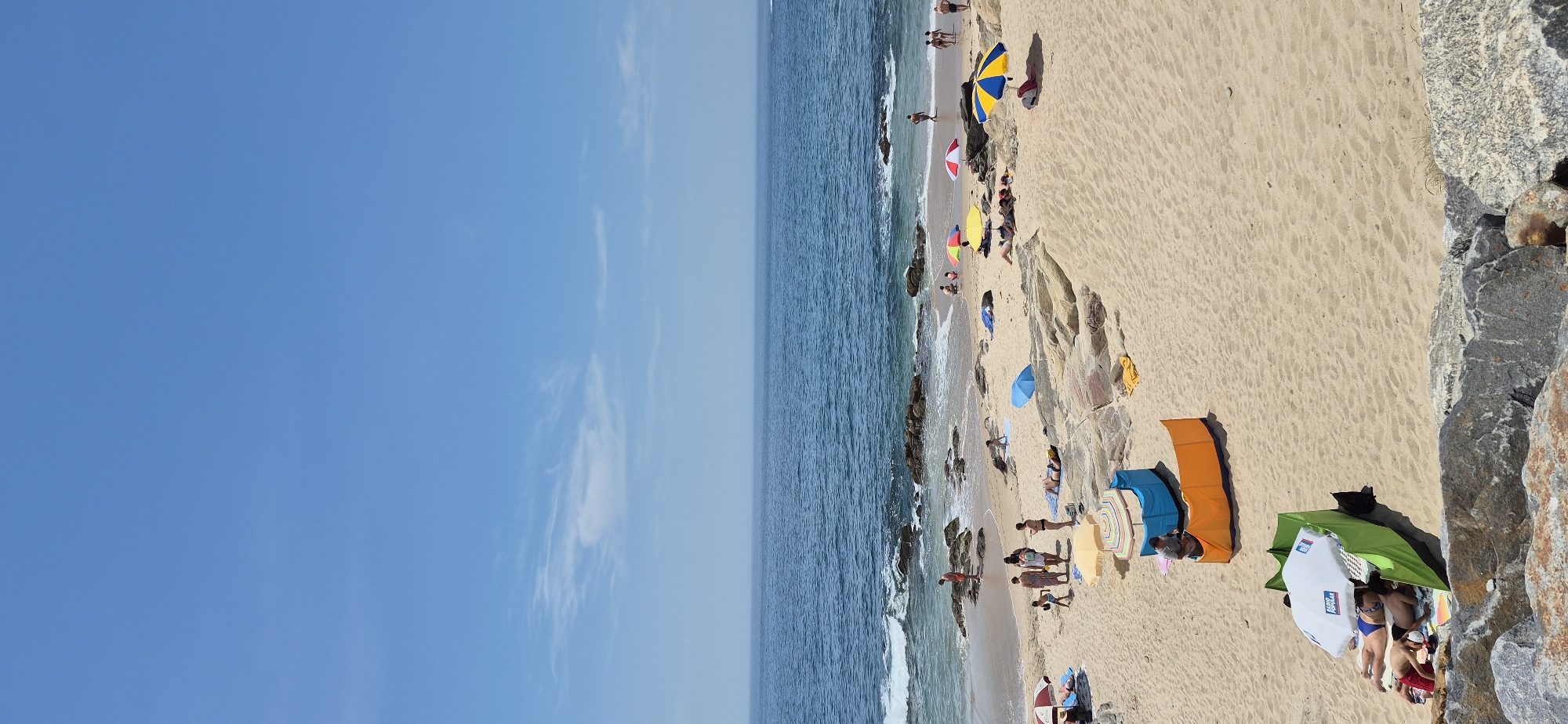 Sunny Saturday afternoon life documented in Vila do Conde, Portugal
