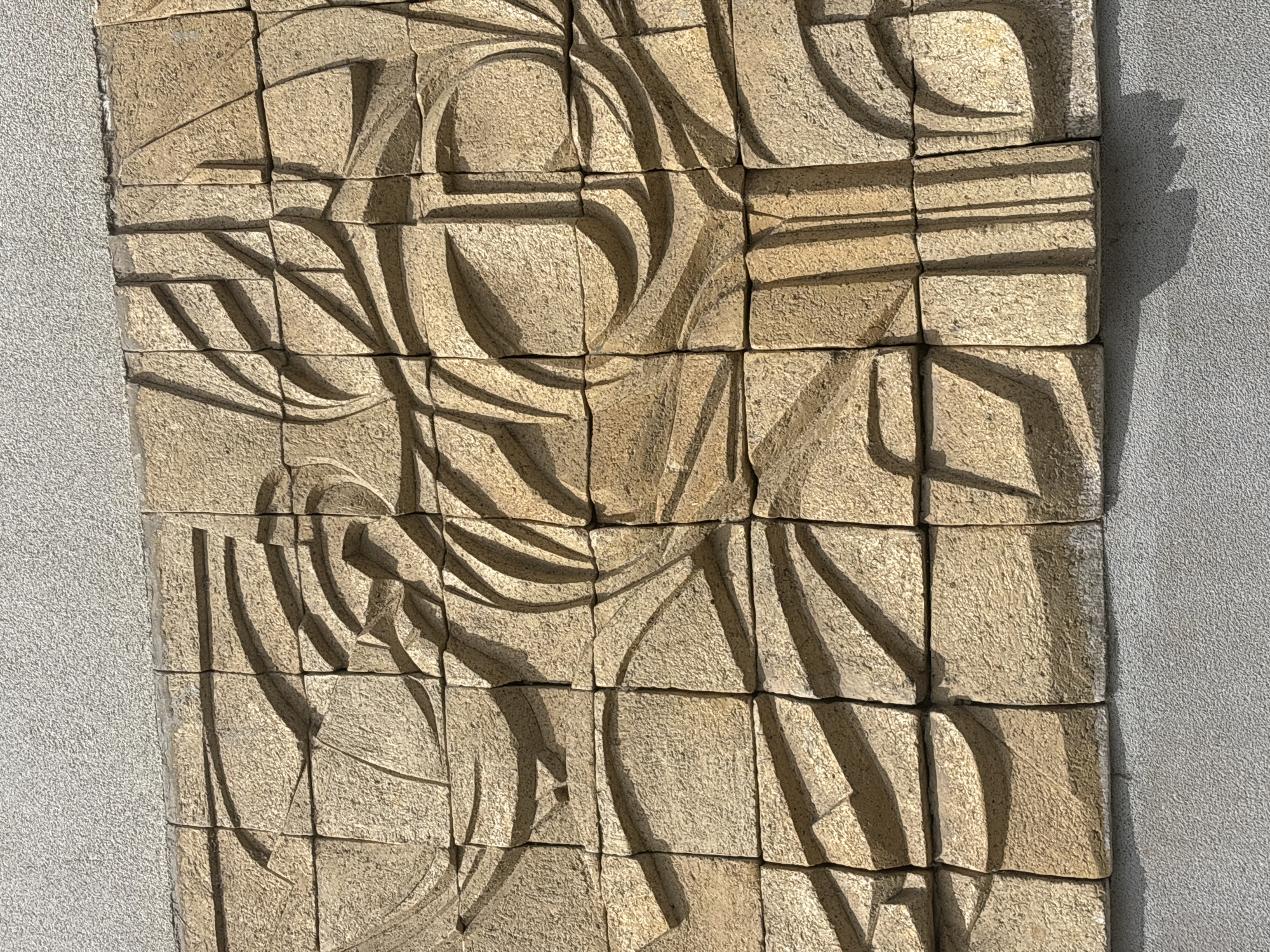 Stone floral murals and street moments captured in Troyan