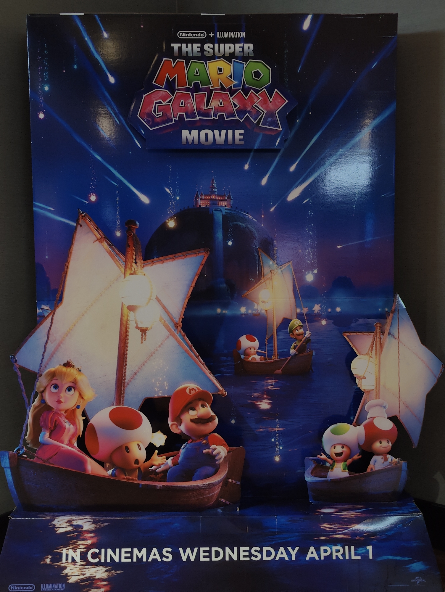 Cinema visit in Ipswich features Super Mario Galaxy Movie promotion