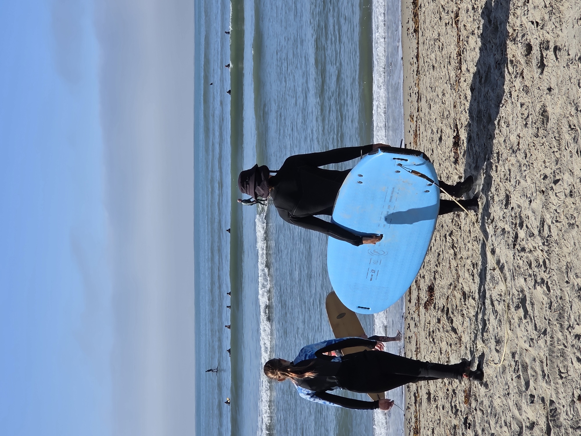 Casual surf day at Dana Point on a hazy July afternoon
