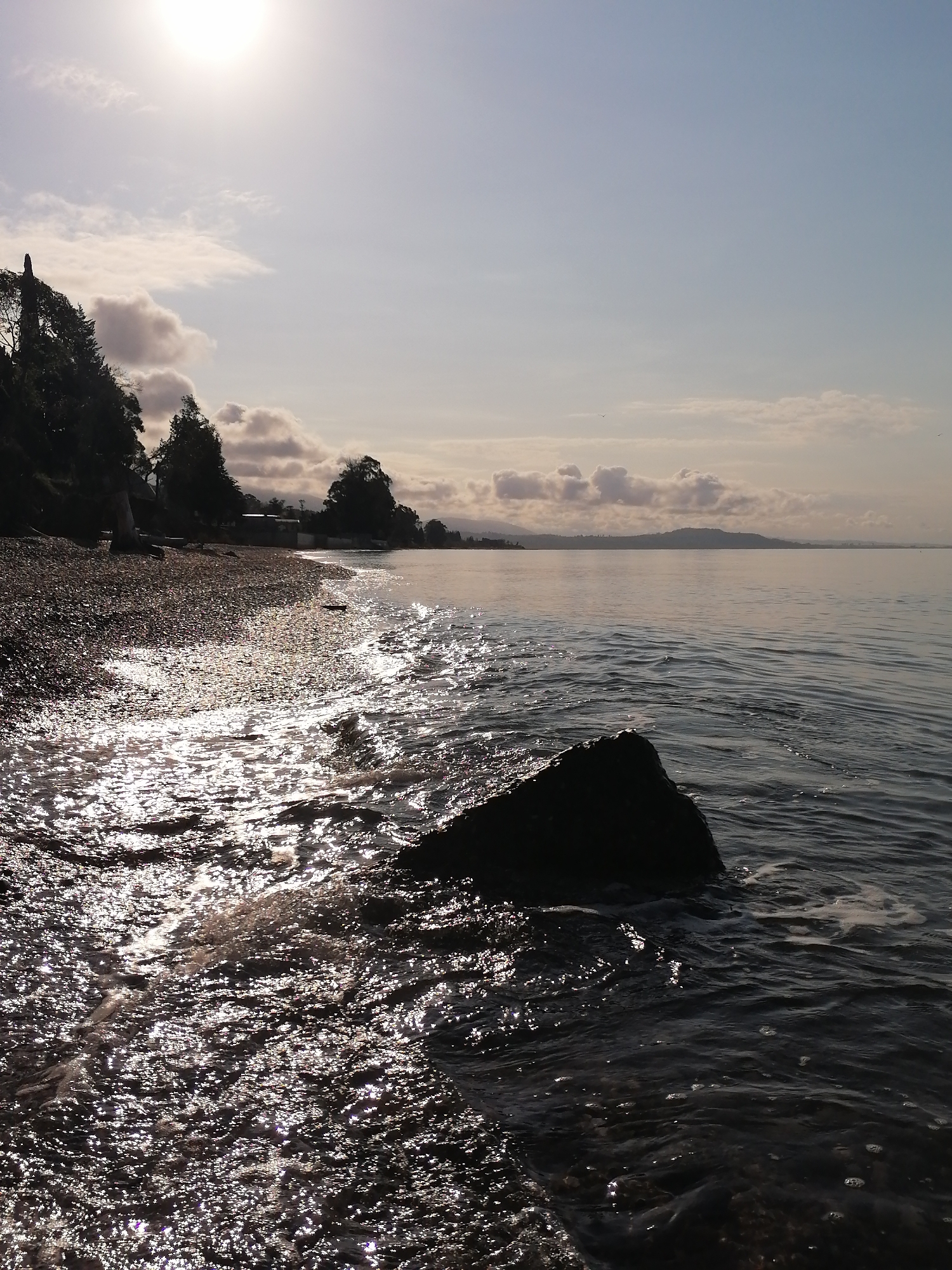Witness documents peaceful sunrise coastal scene over 16 minutes
