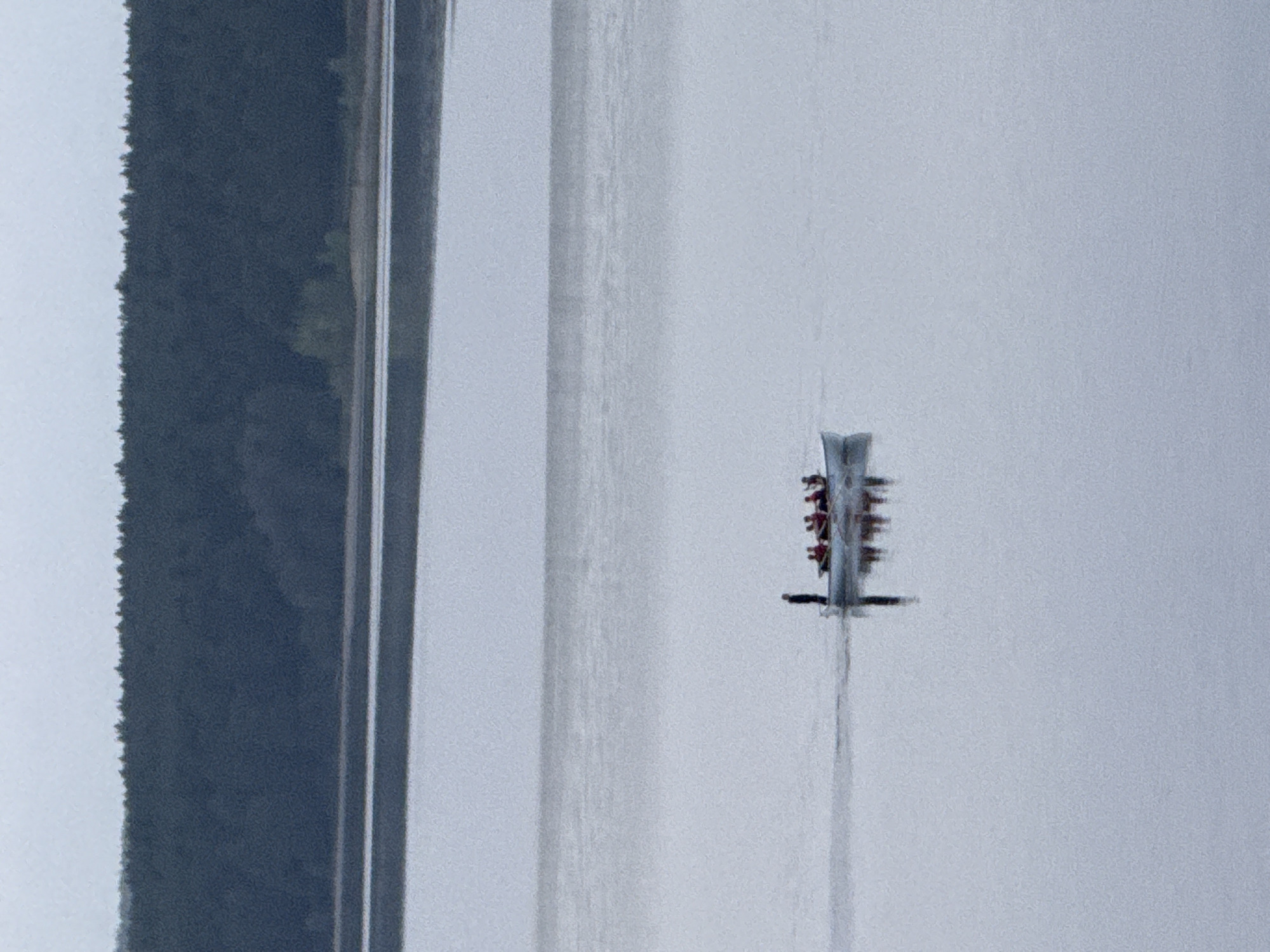 Evening rowing activities observed on Votkinsk Reservoir, Russia