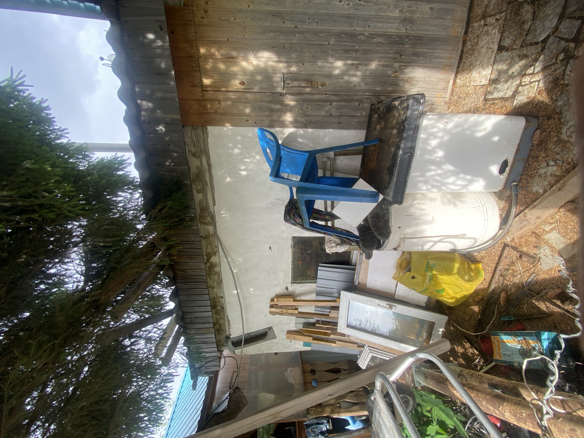 Resident documents everyday garden and household scenes in Naberezhnye Chelny