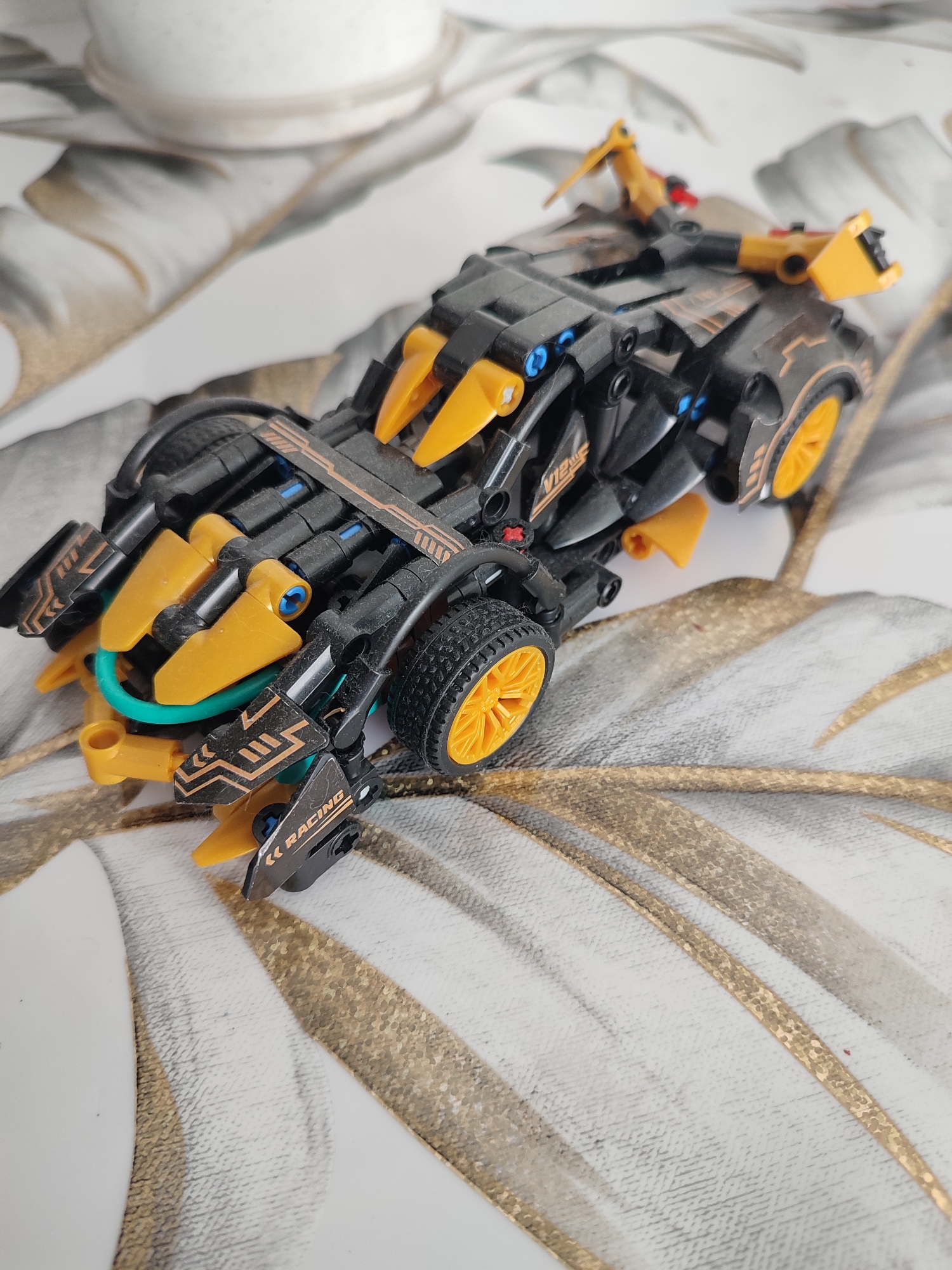 Toys, collectibles, and plants shot in quick succession
