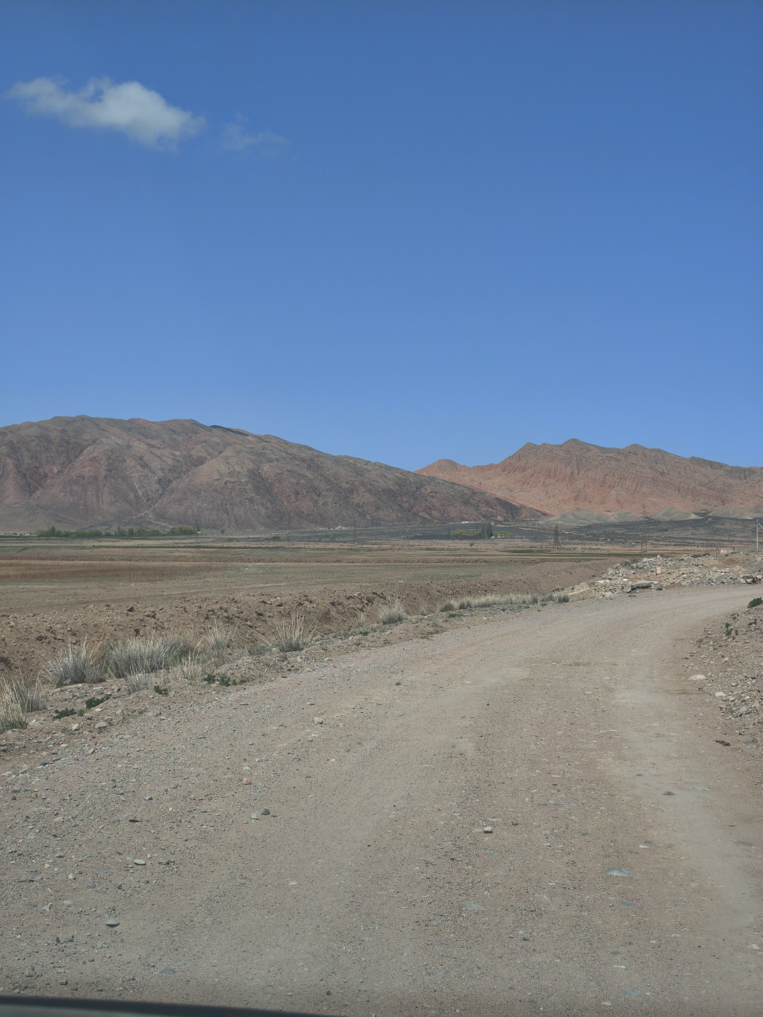 Rural landscape documented in Ak Say, Kyrgyzstan
